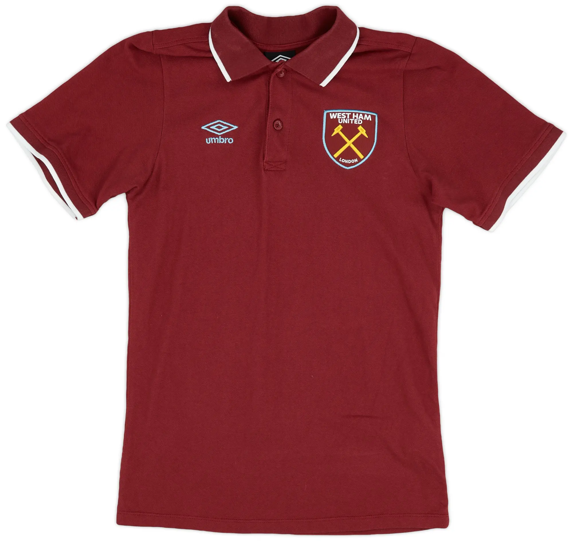 2009-10 West Ham Umbro Polo Shirt - 9/10 - (S)