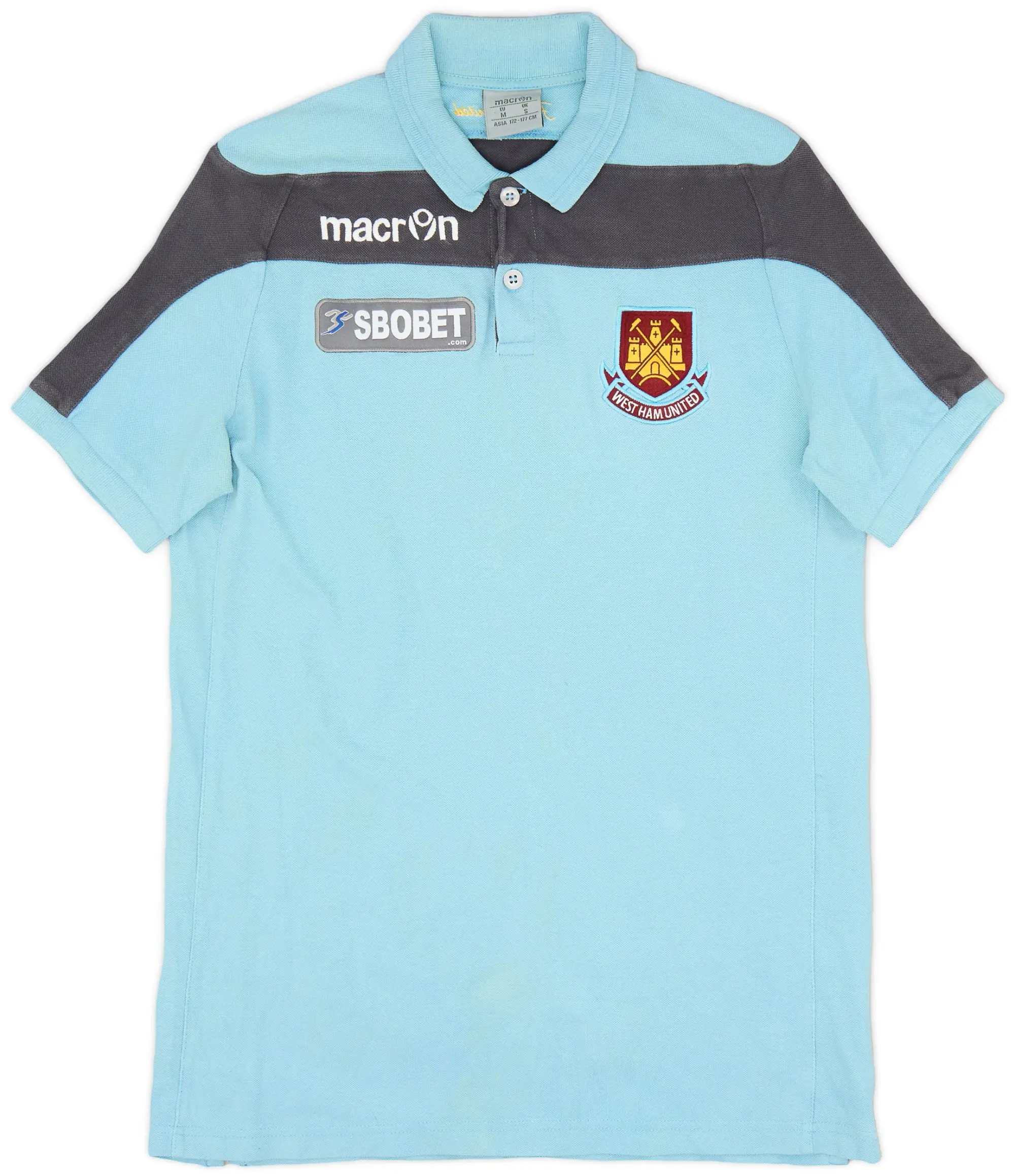 2012-13 West Ham Macron Polo Shirt - 7/10 - (S)