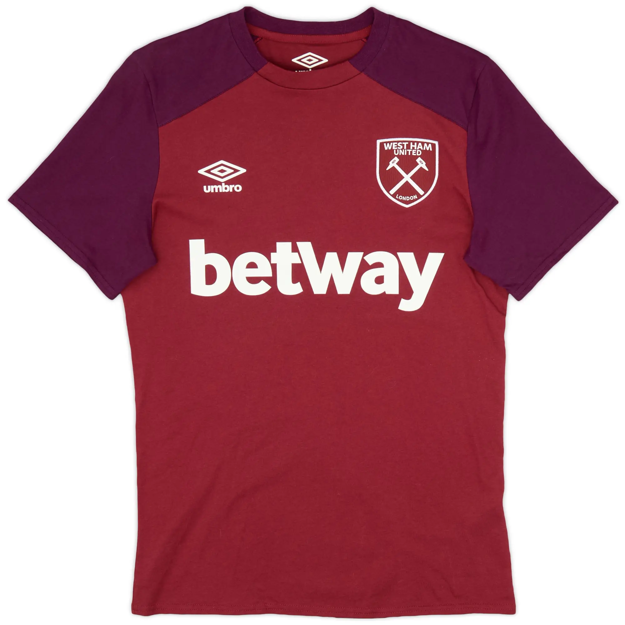 2019-20 West Ham Umbro Training Shirt - 8/10 - (S)