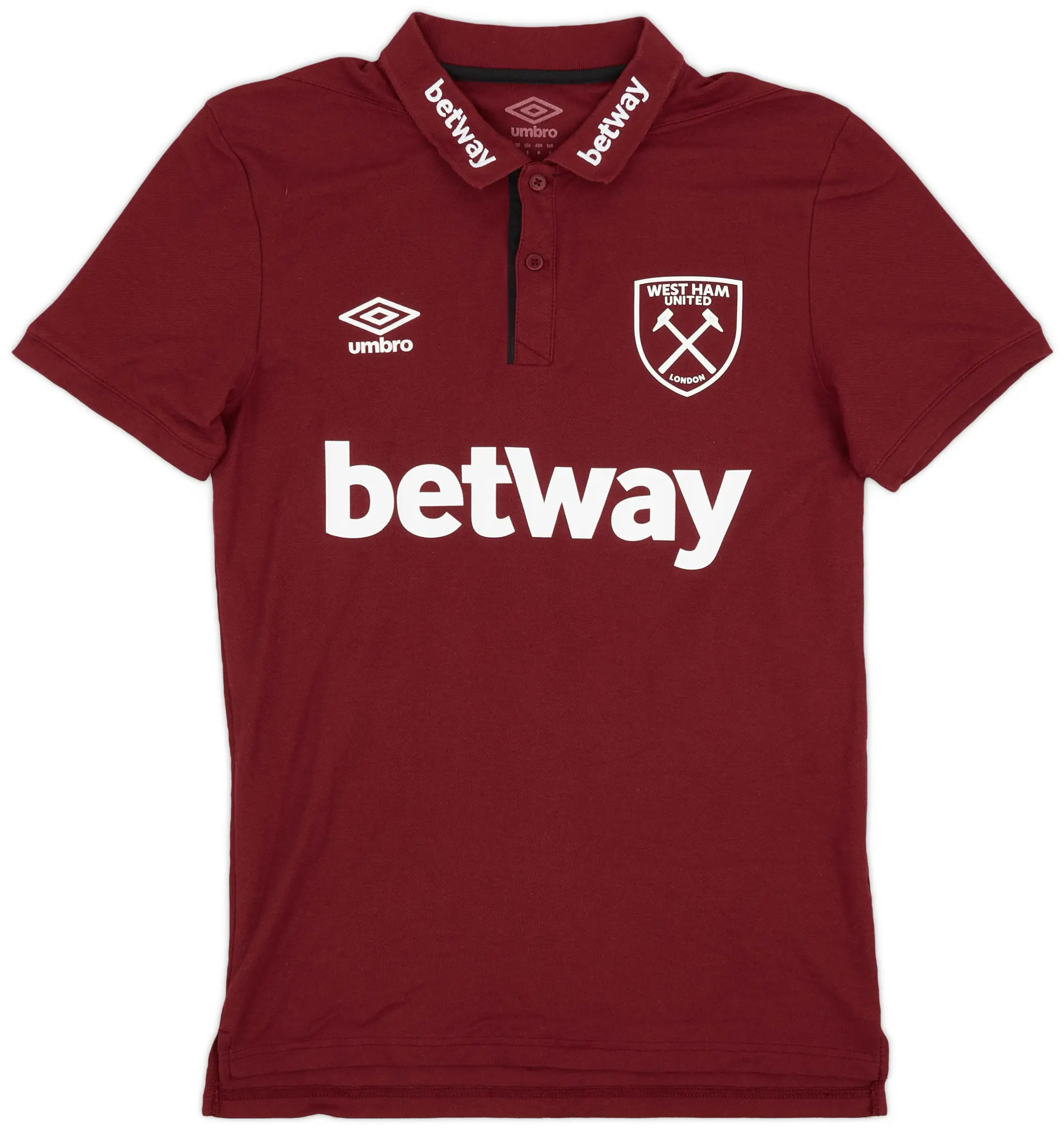 2022-23 West Ham Umbro Polo Shirt - 8/10 - (S)