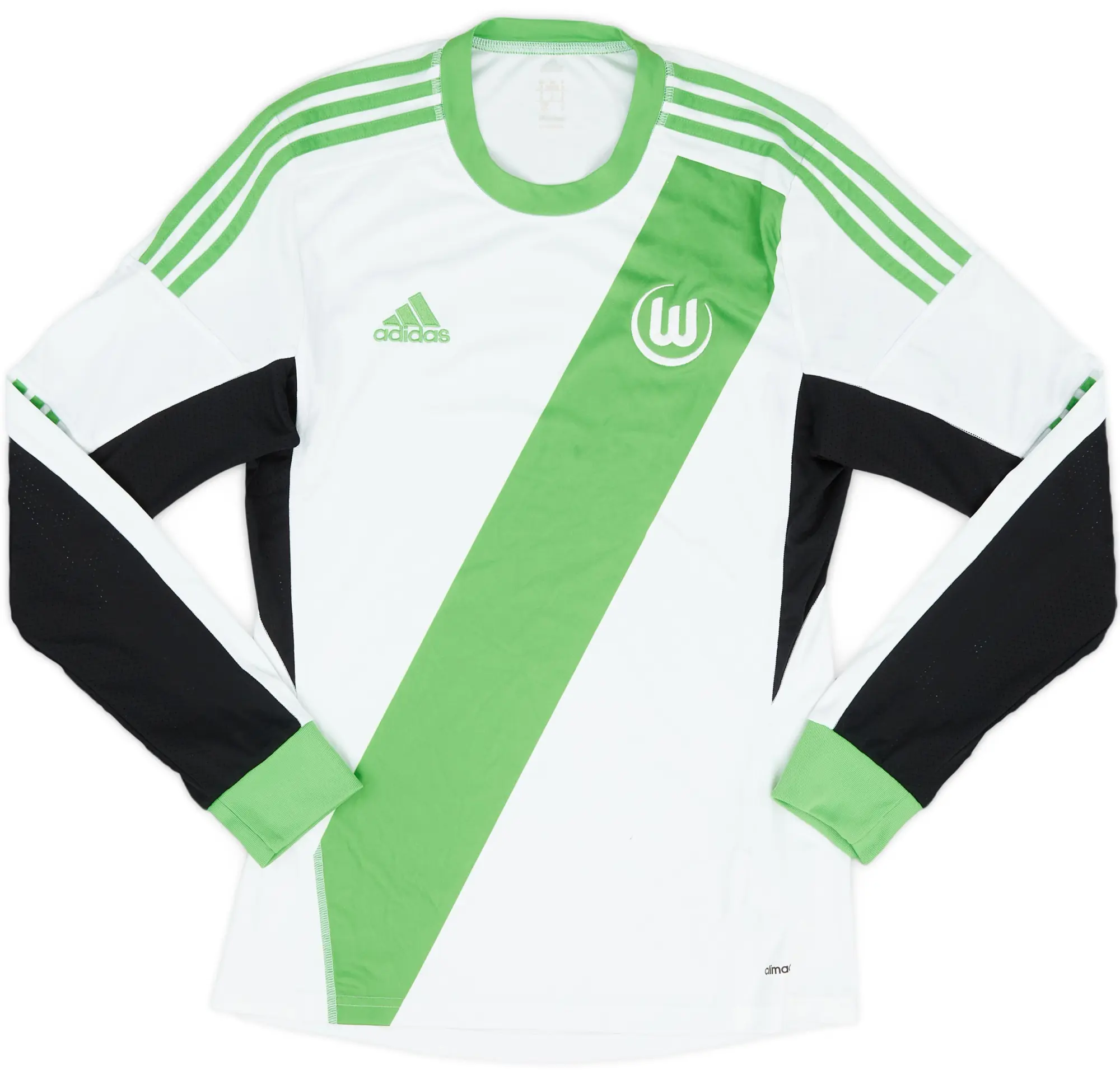 adidas 2013-14 Wolfsburg Home L/S Shirt - 8/10 - (S)
