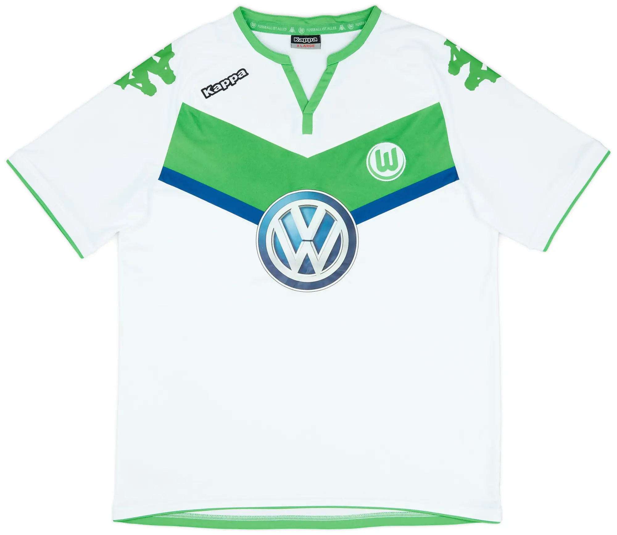 Kappa 2015-16 Wolfsburg Home Shirt #5 - 9/10 - (XL)