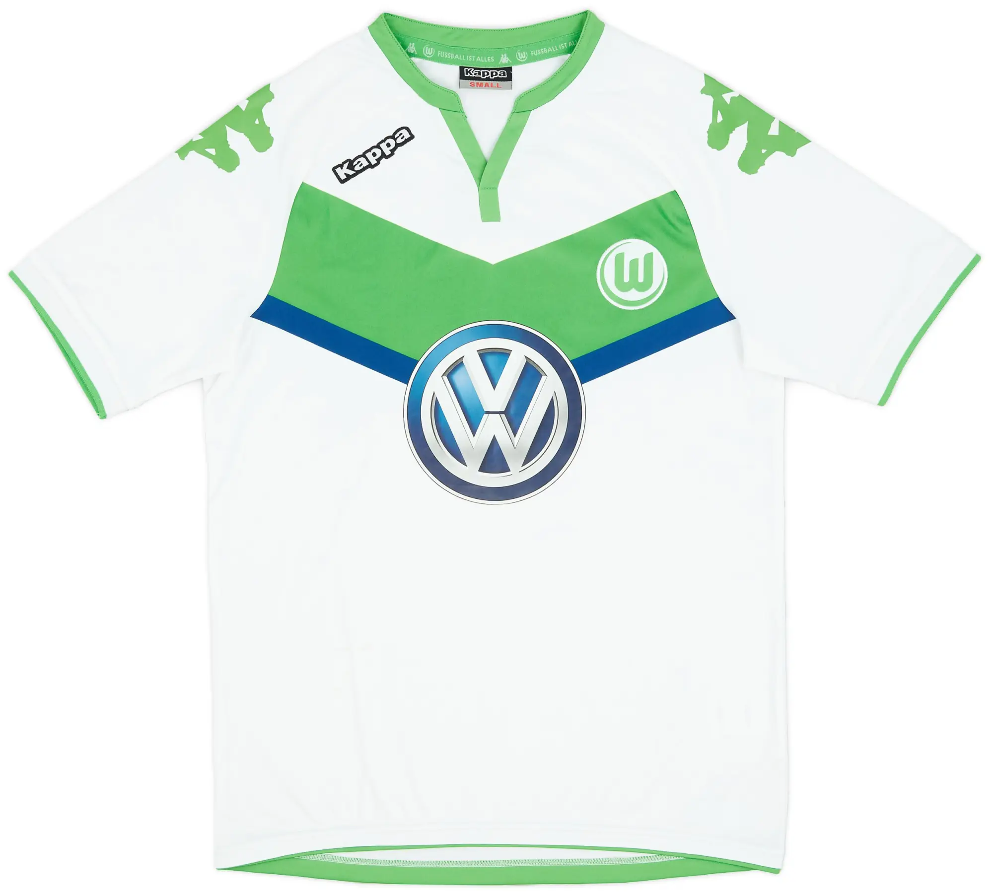 Kappa 2015-16 Wolfsburg Home Shirt - 8/10 - (S)
