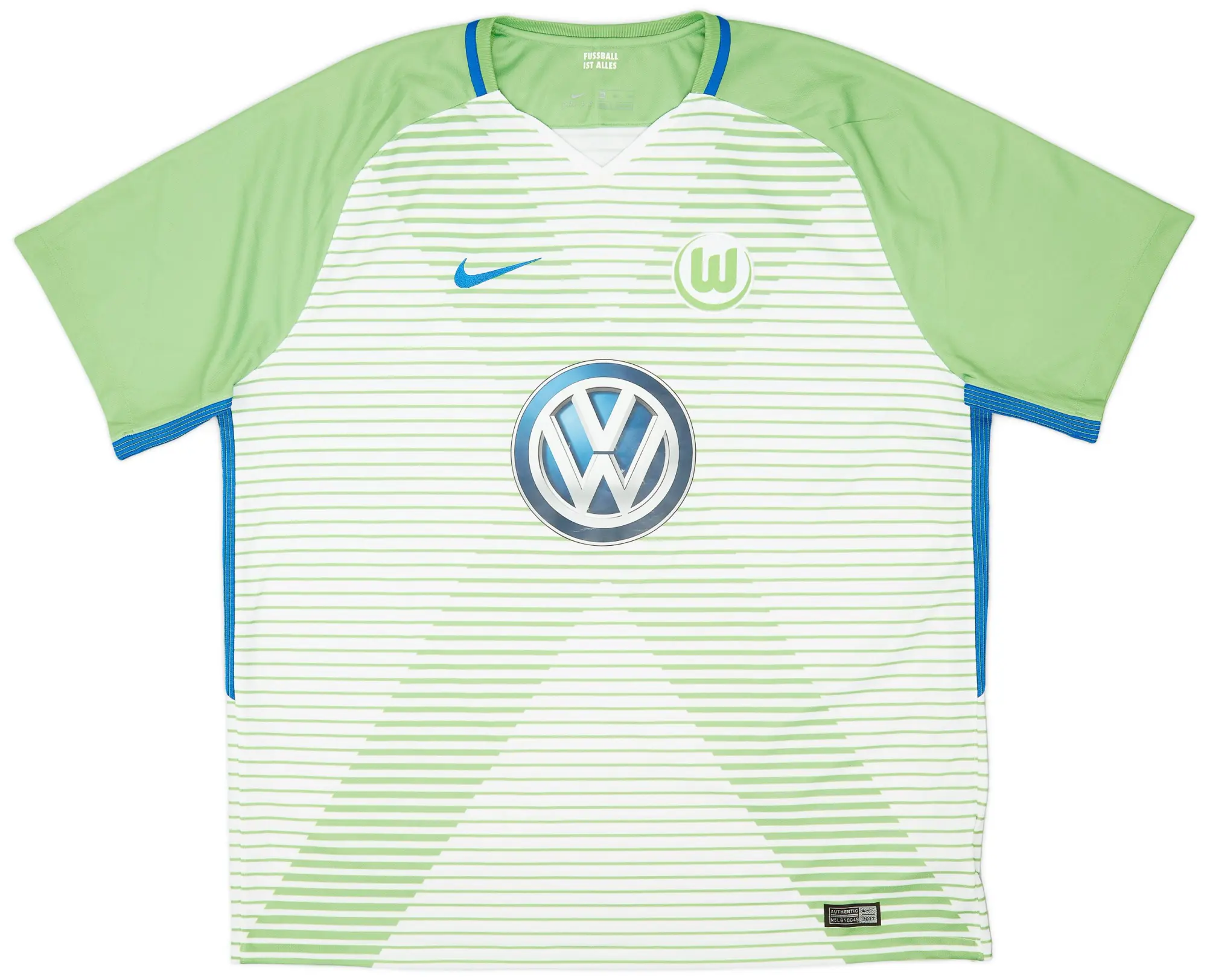 Nike 2017-18 Wolfsburg Home Shirt - 8/10 - (XXL)