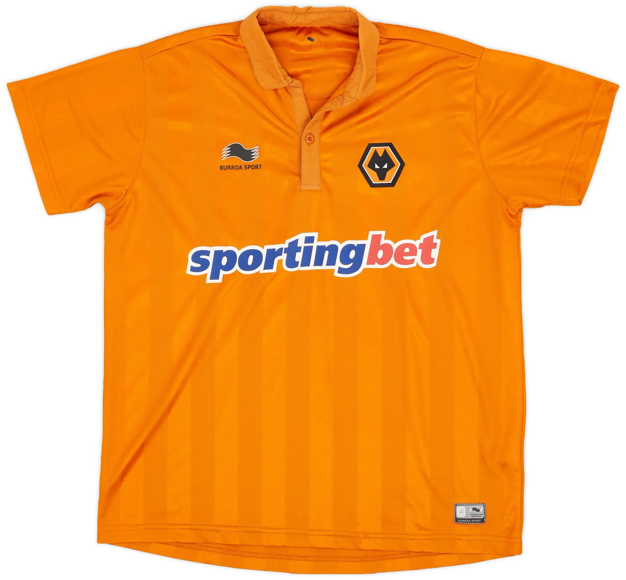 Burrda 2012-13 Wolves Home Shirt - 7/10 - (L)