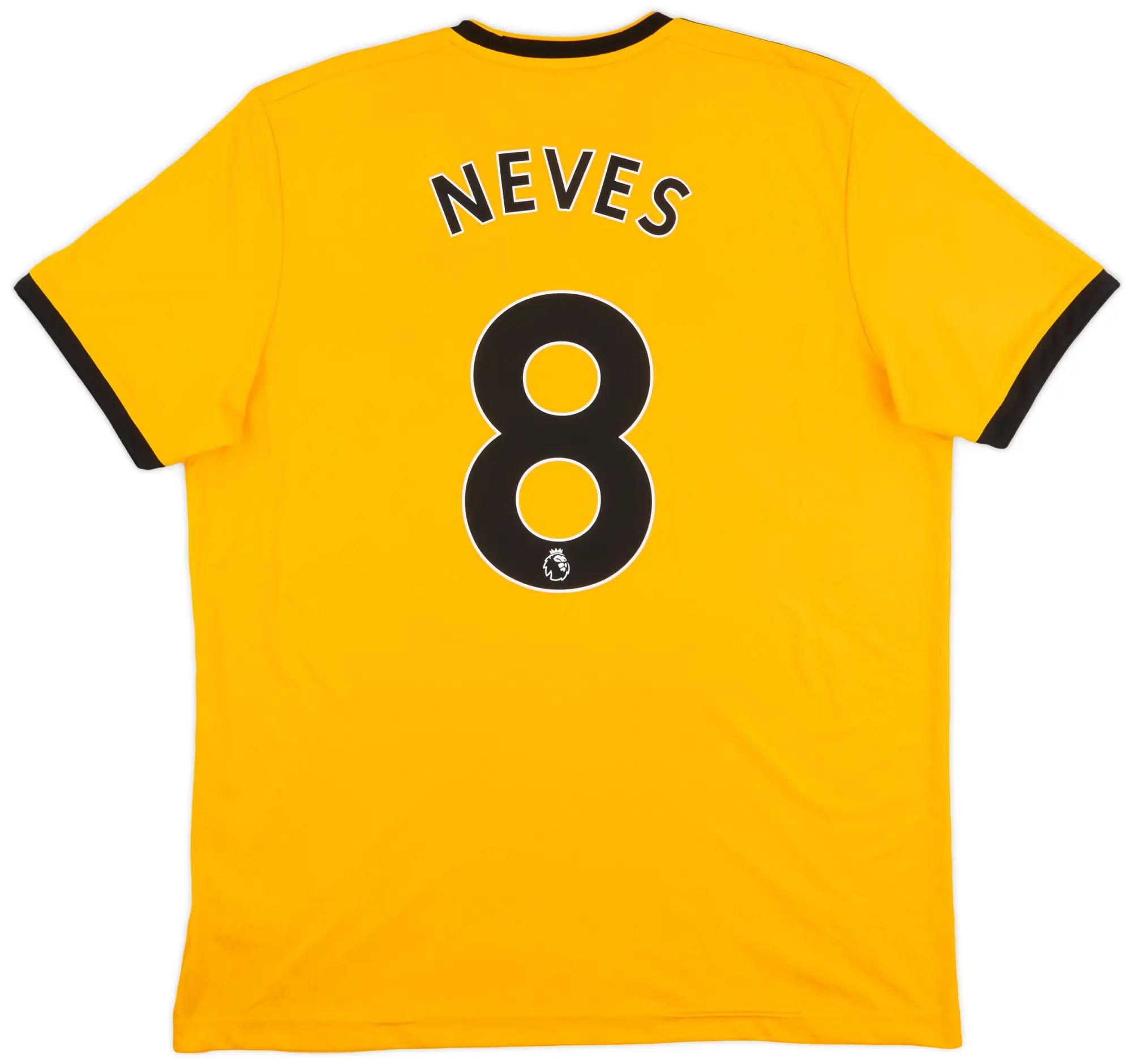 adidas 2018-19 Wolves Home Shirt Neves #8 - 8/10 - (XL)