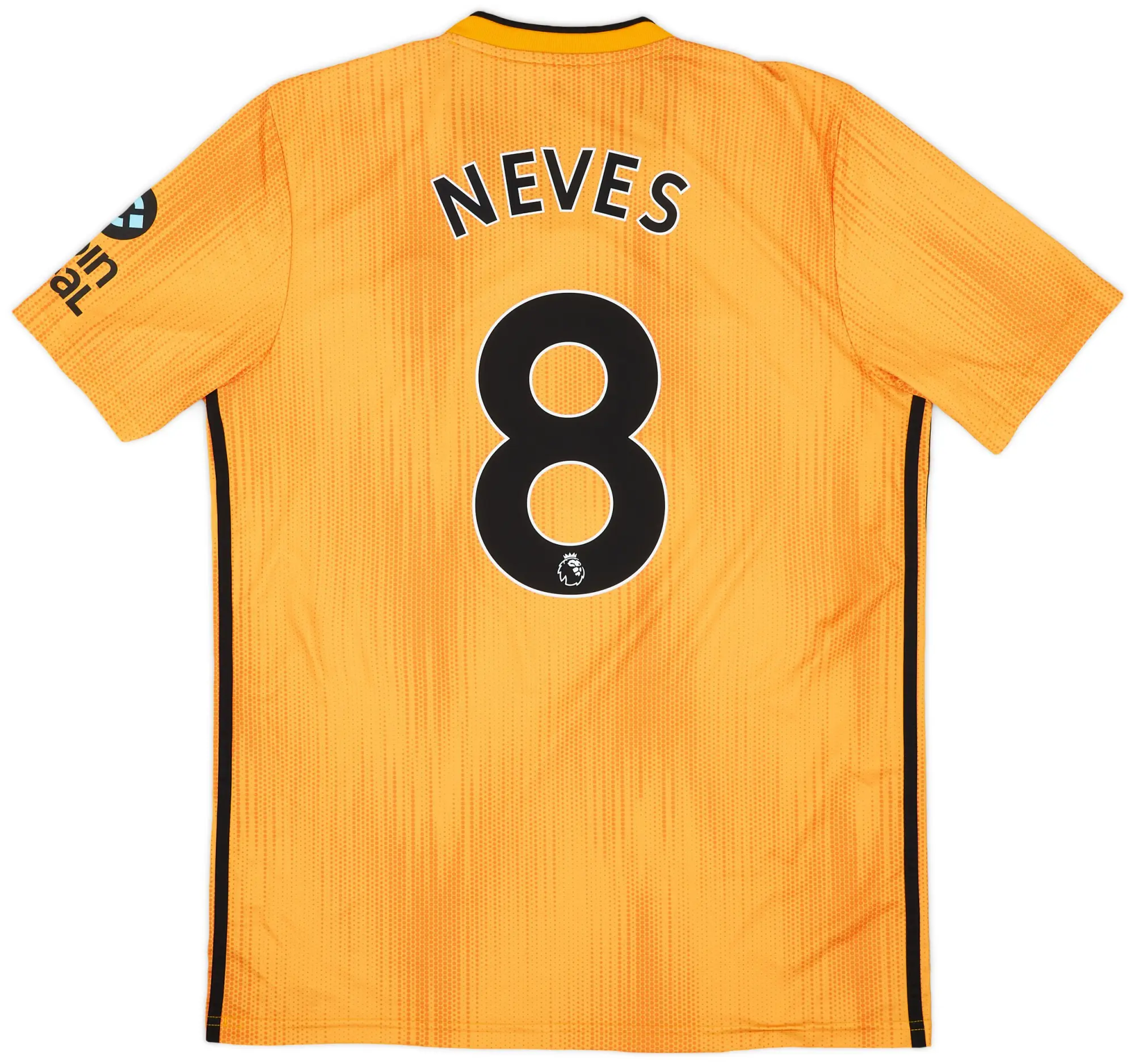 adidas 2018-19 Wolves Home Shirt Neves #8 - 9/10 - (L)