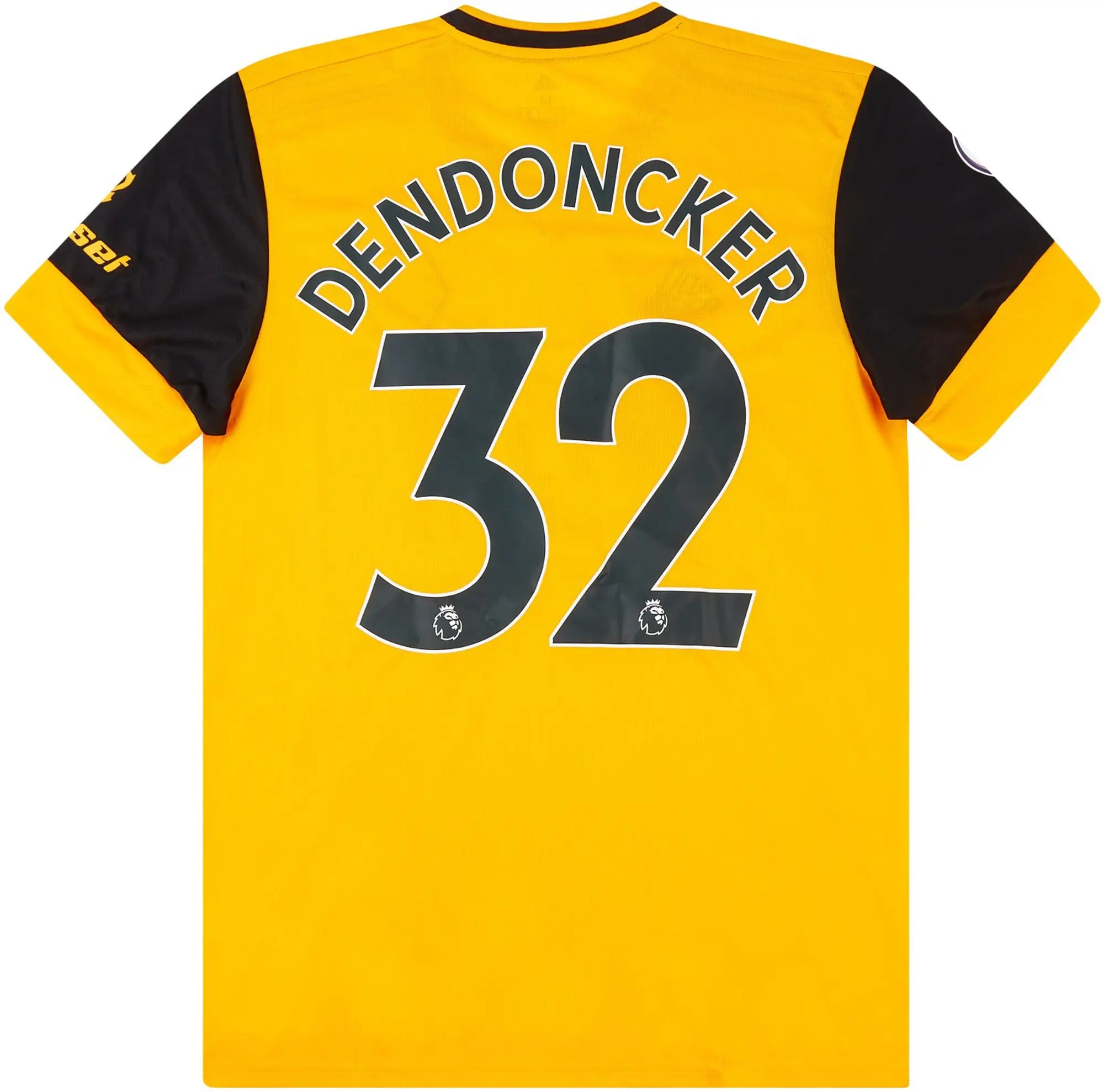 adidas 2020-21 Wolves Match Issue Home Shirt Dendoncker #32