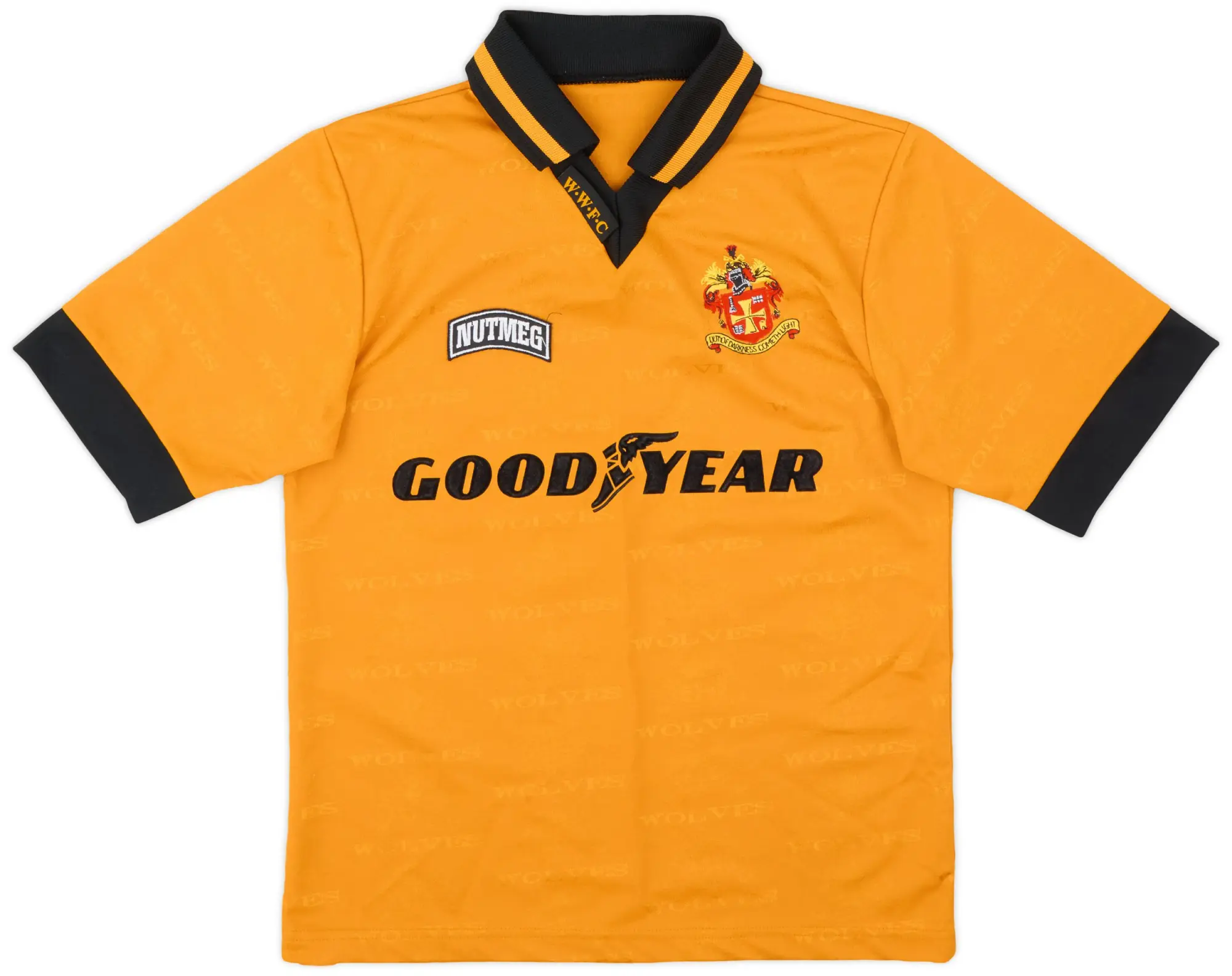1995-96 Wolves Home Shirt - 8/10 - (L.Boys)