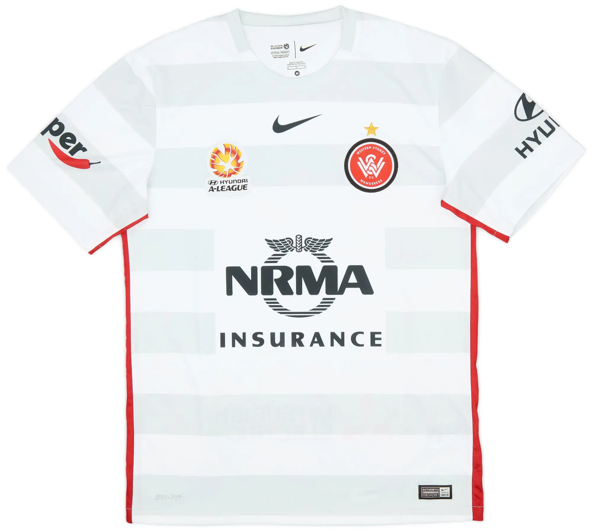 Nike 2015-16 Western Sydney Wanderers Away Shirt - 9/10 - (M)