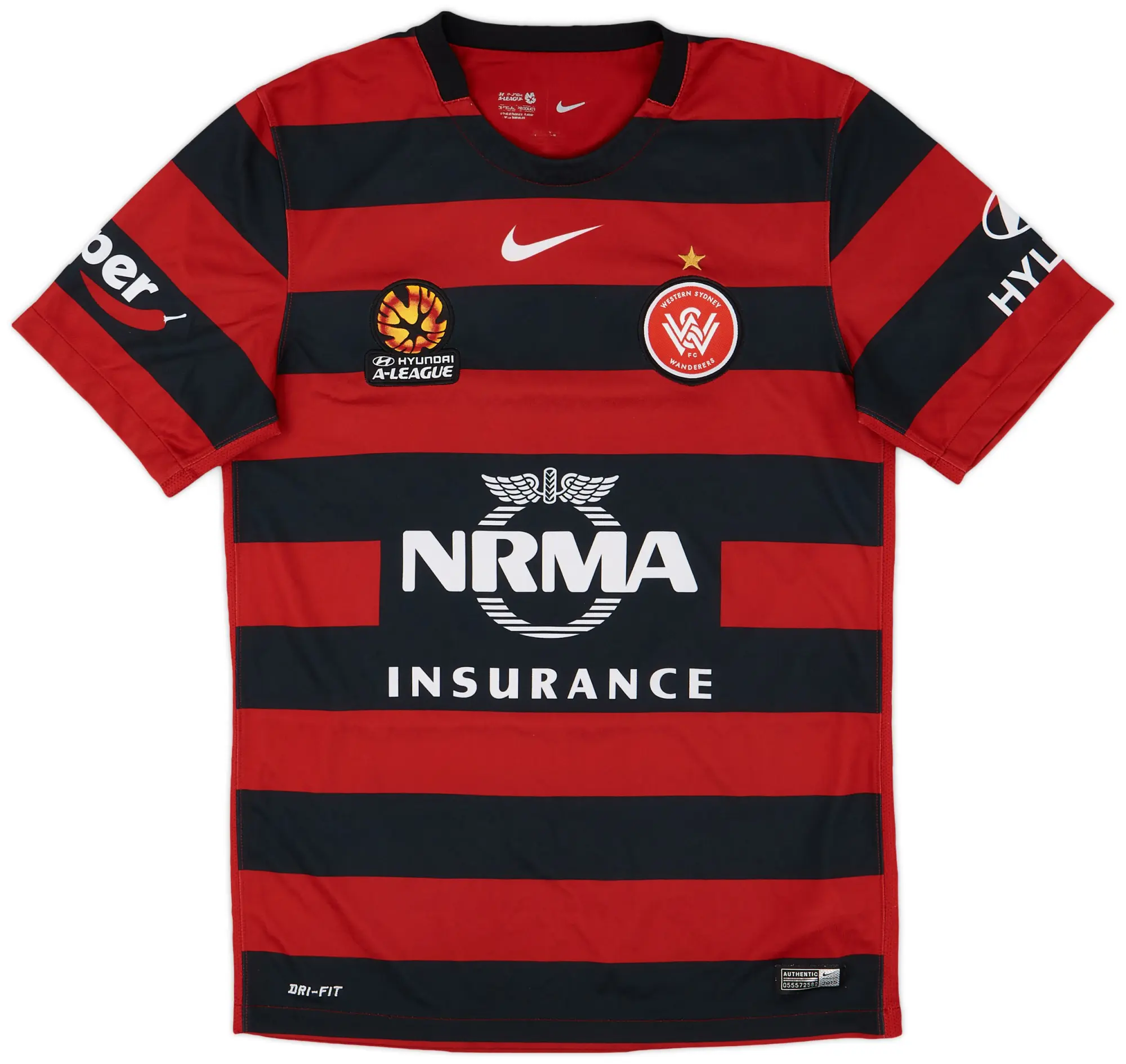 Nike 2015-16 Western Sydney Wanderers Home Shirt - 9/10 - (S)