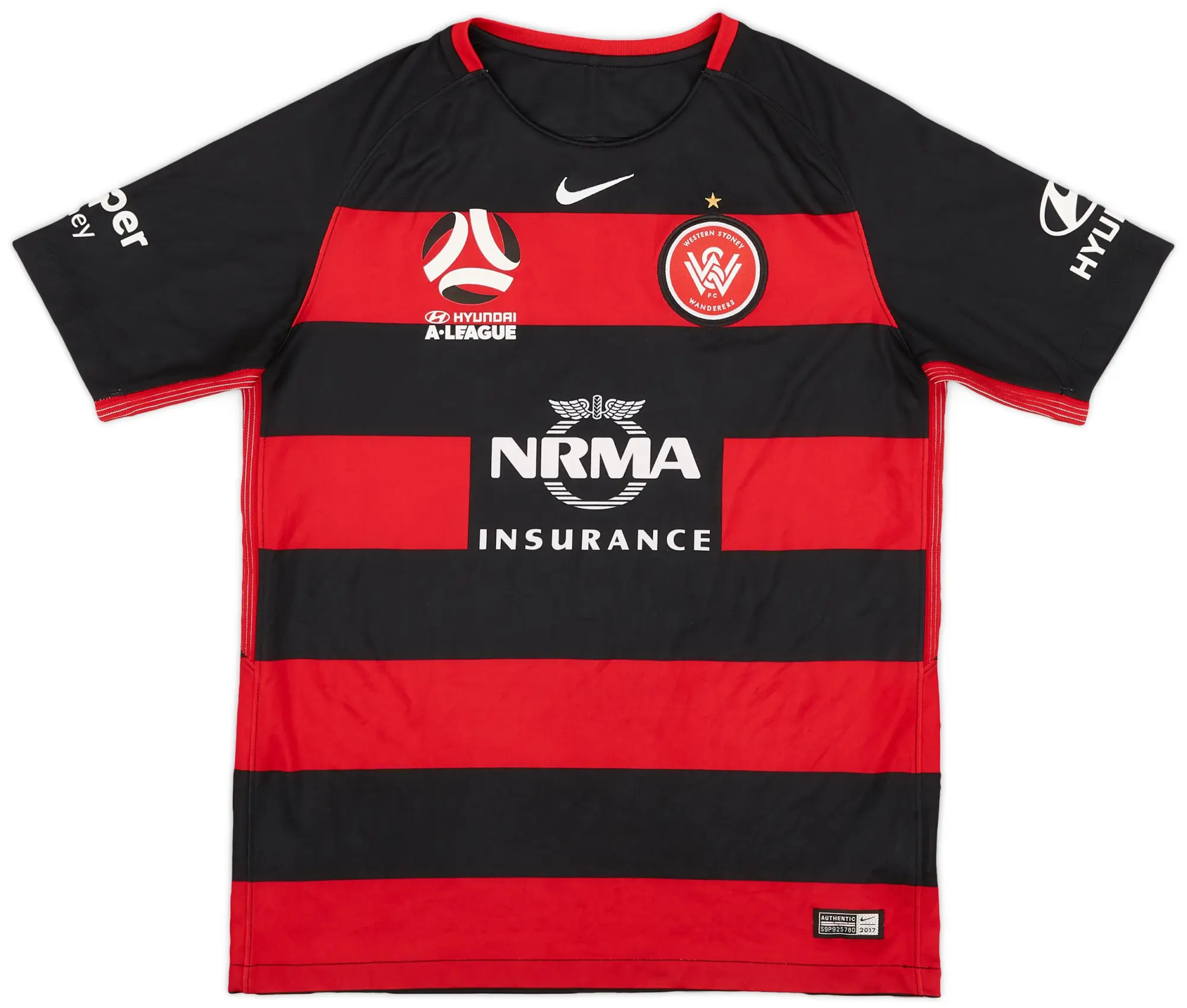 Nike 2017-18 Western Sydney Wanderers Home Shirt - 9/10 - (XL)