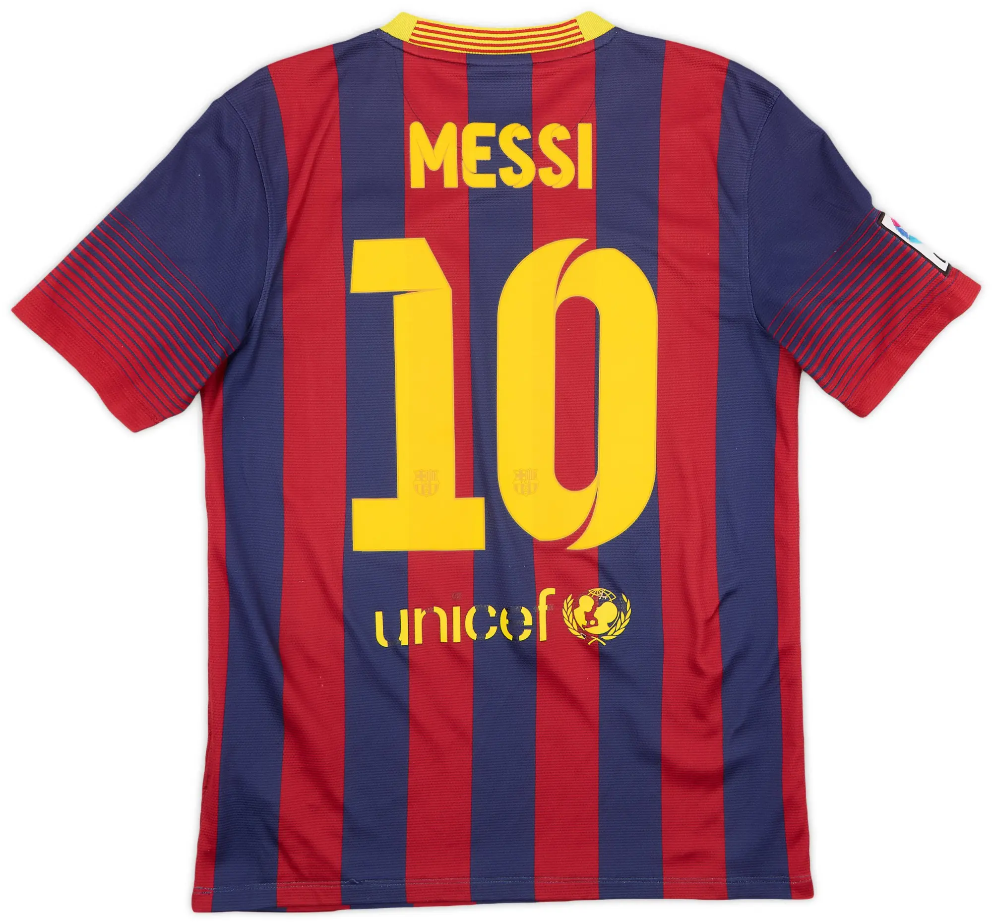 Nike 2013-14 Barcelona Home Shirt Messi #10 - 6/10 - (S)