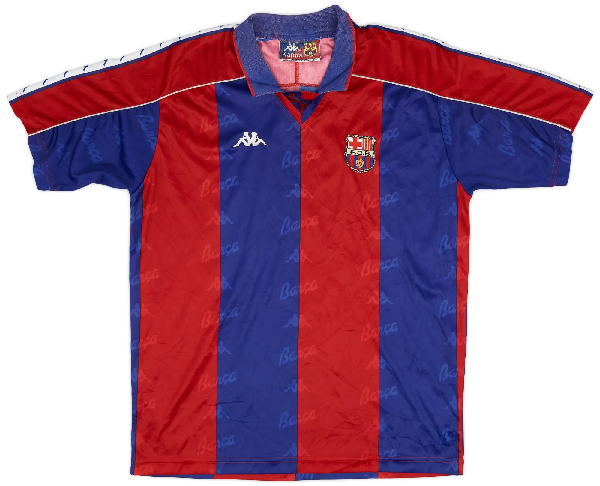 Kappa 1992-95 Barcelona Home Shirt - 8/10 - (L)