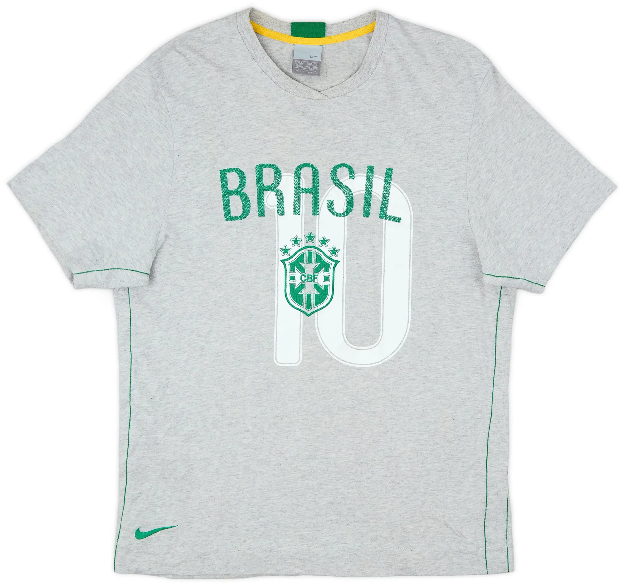 2006-07 Brazil Nike Cotton Tee - 9/10 - (M)