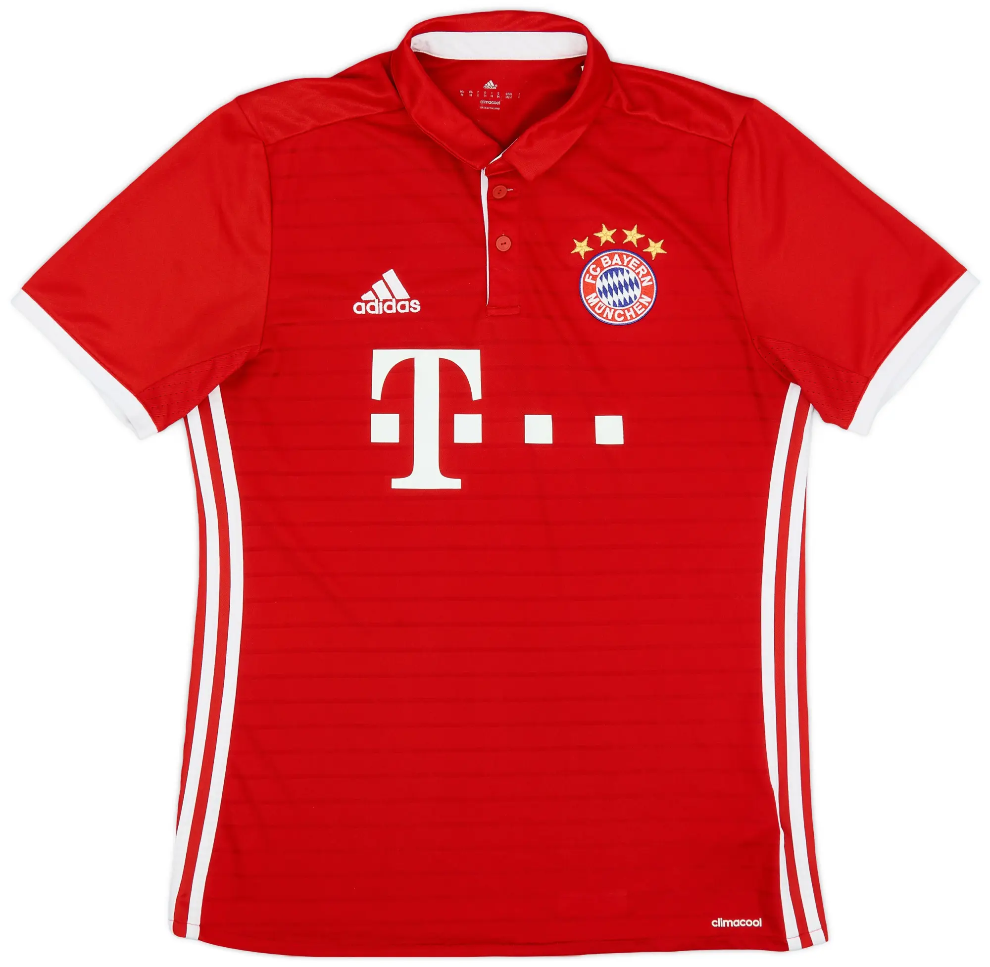 adidas 2016-17 Bayern Munich Home Shirt - 7/10 - (M)