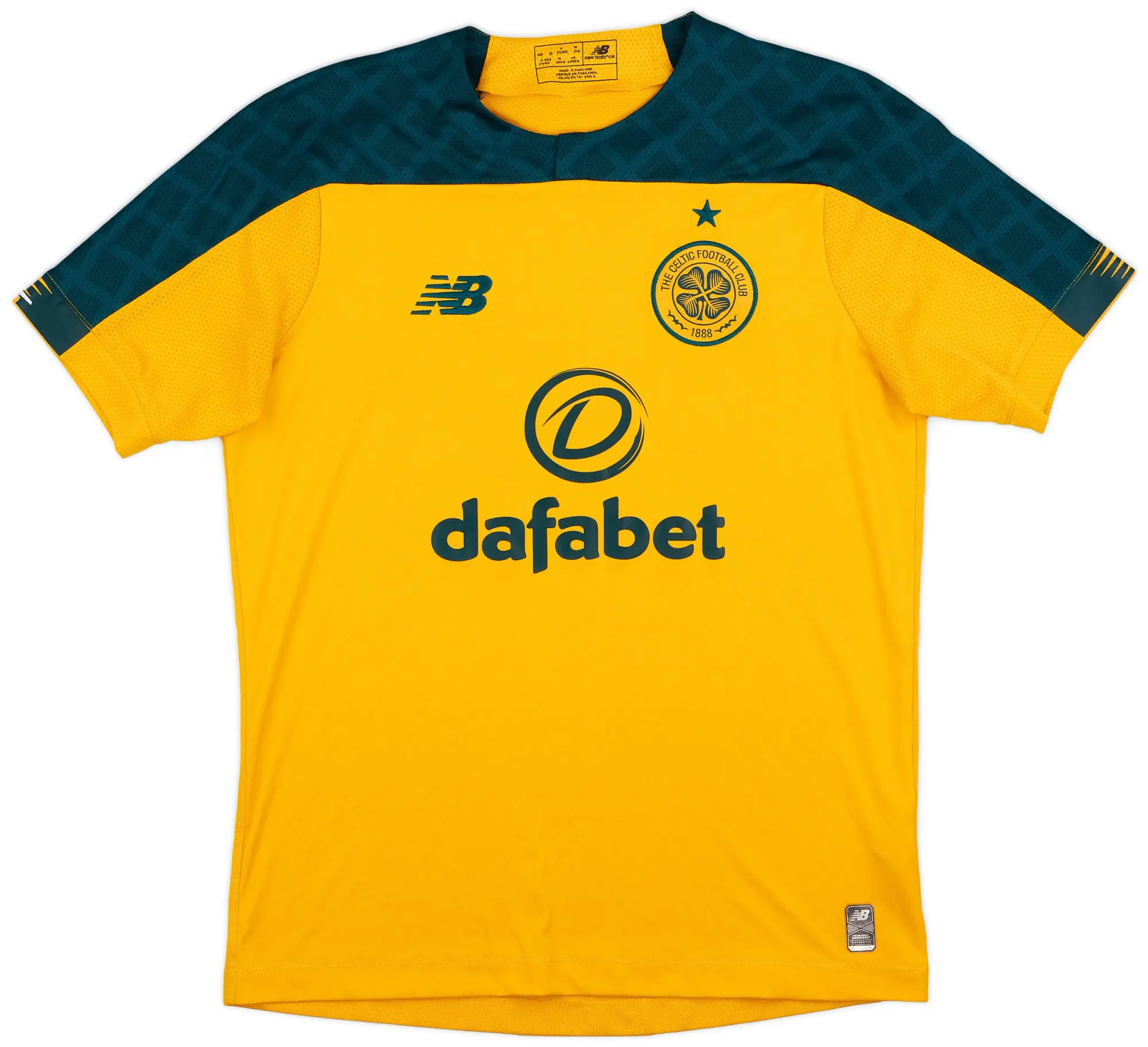 NewBalance 2019-20 Celtic Away Shirt - 8/10 - (S)