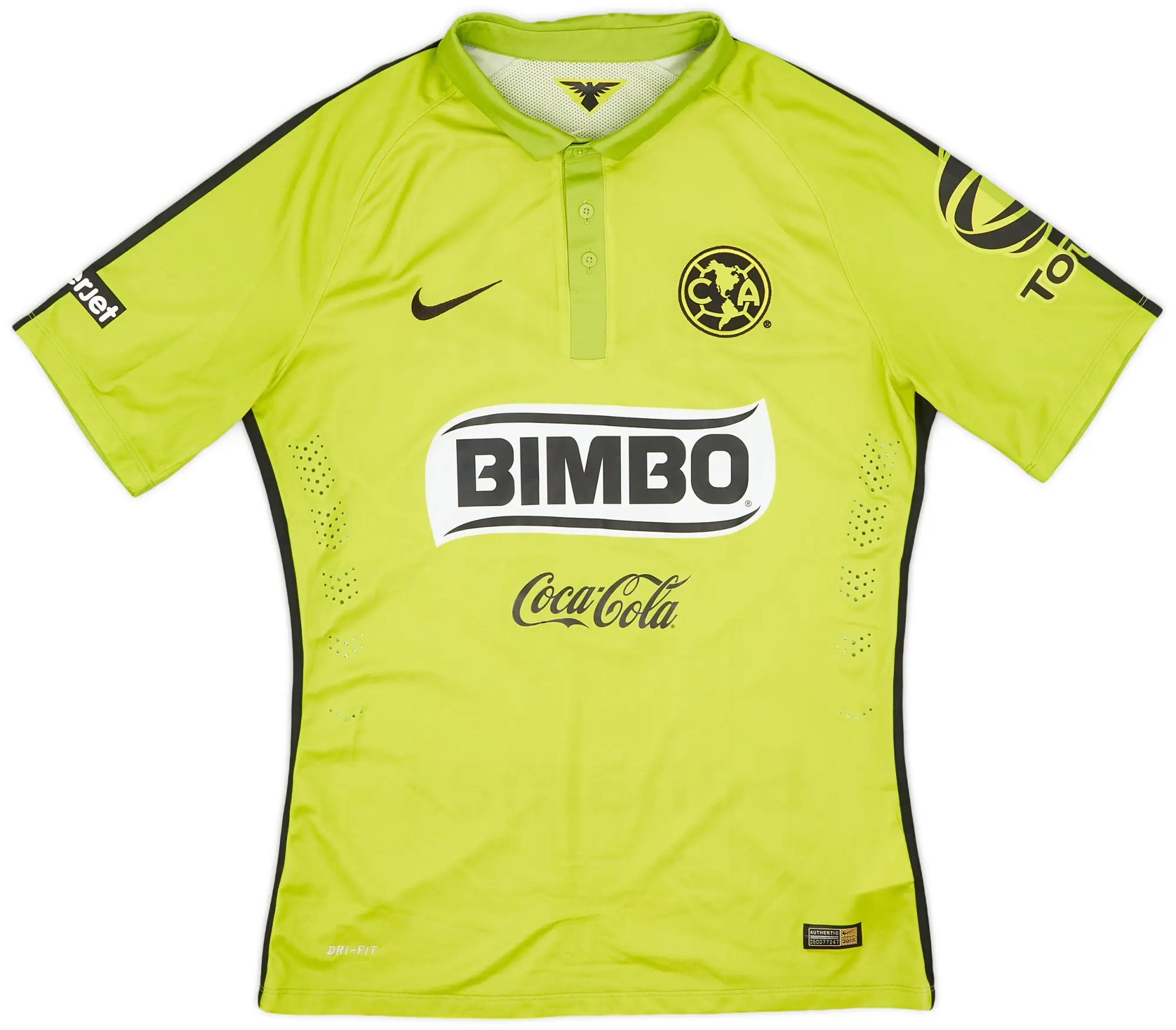 Nike 2014-15 Club America Authentic Away Shirt - 8/10 - (L)