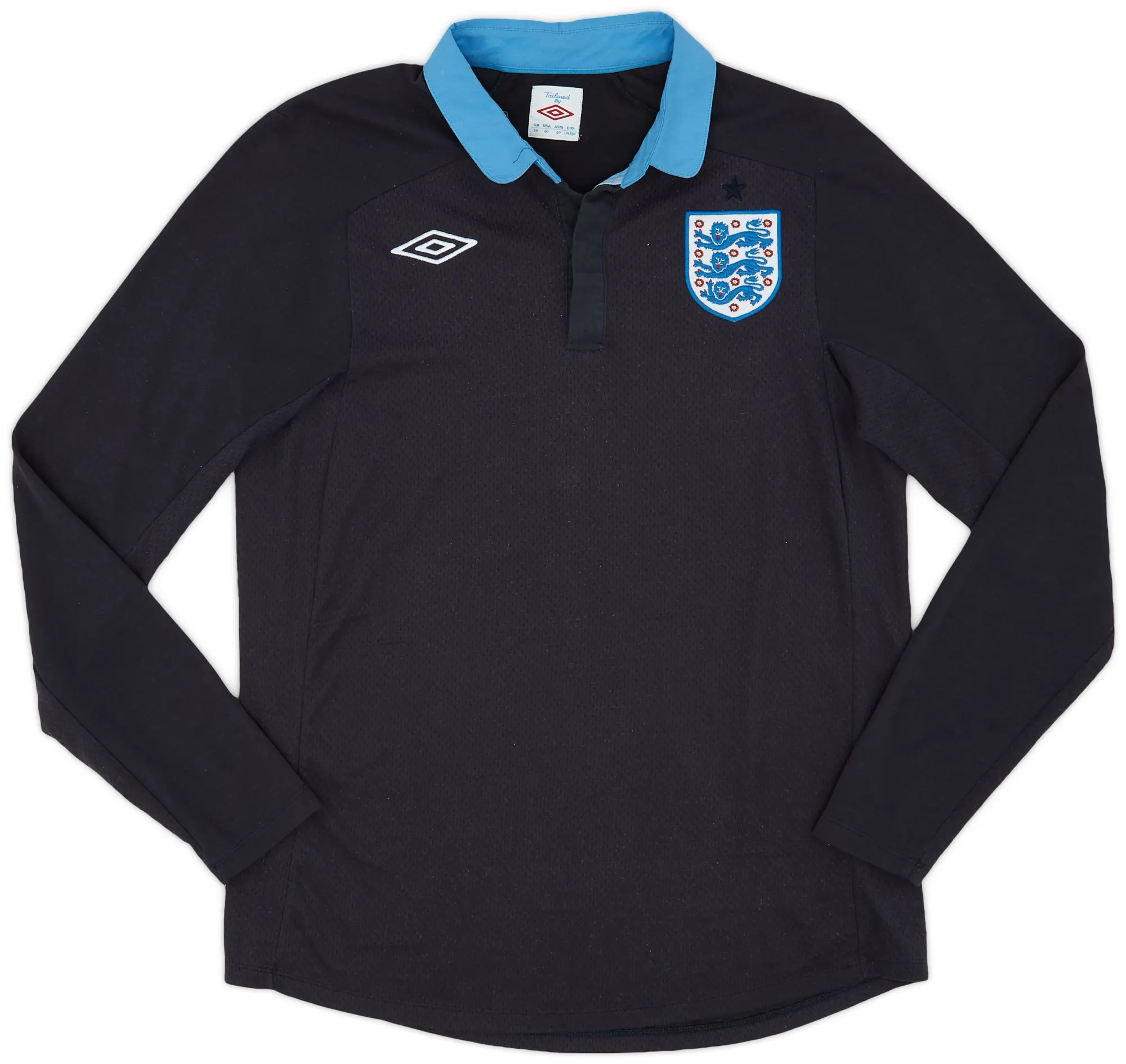 Umbro 2011-12 England Away L/S Shirt - 7/10 - (M)
