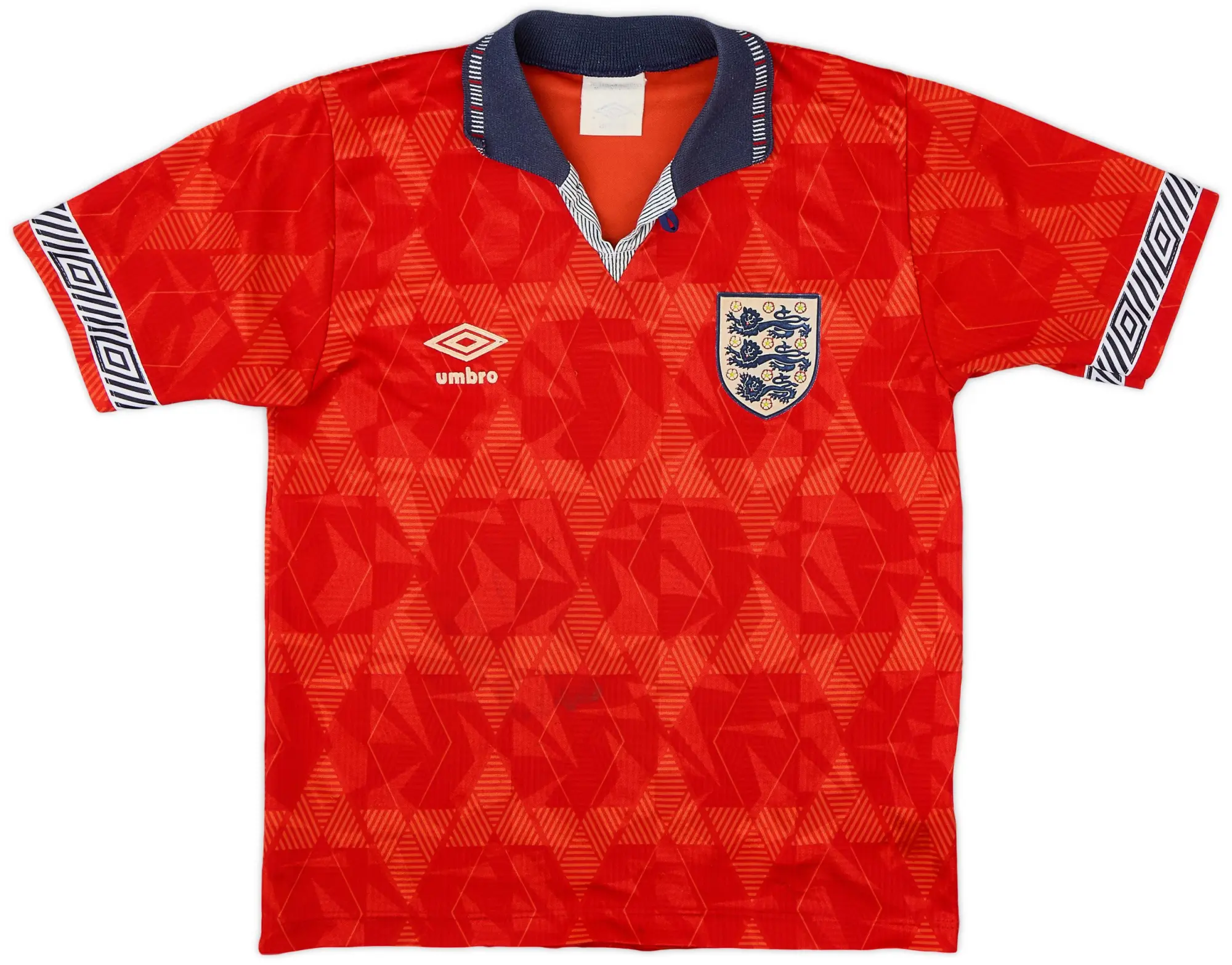 Umbro 1990-93 England Away Shirt - 6/10 - (L.Boys)