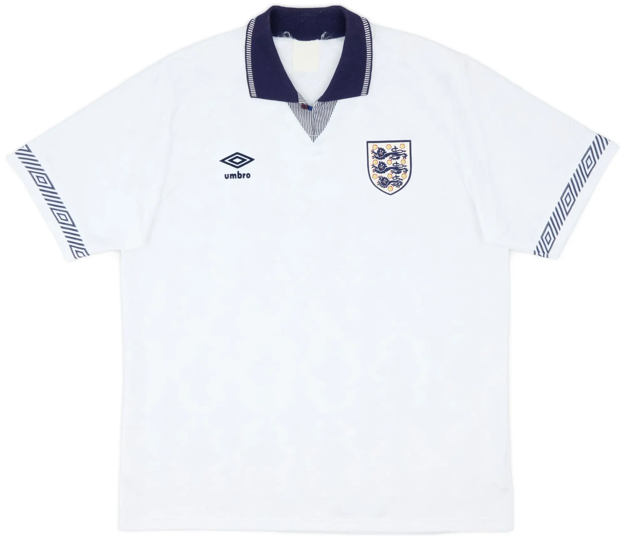 Umbro 1990-92 England Home Shirt - 9/10 - (XL)