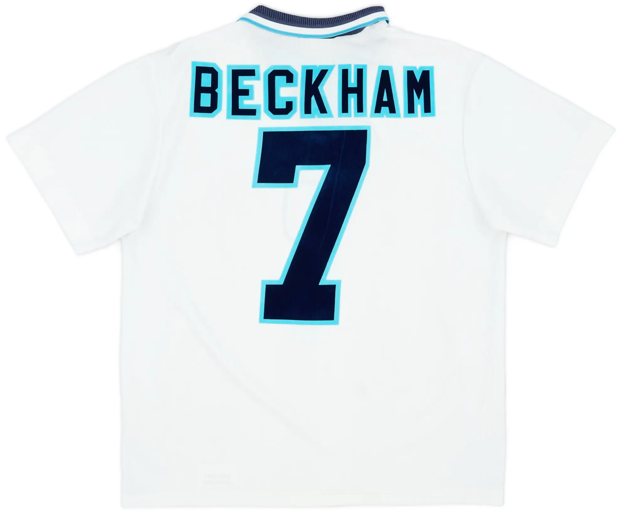 Umbro 1995-97 England Home Shirt Beckham #7 - 8/10 - (M)