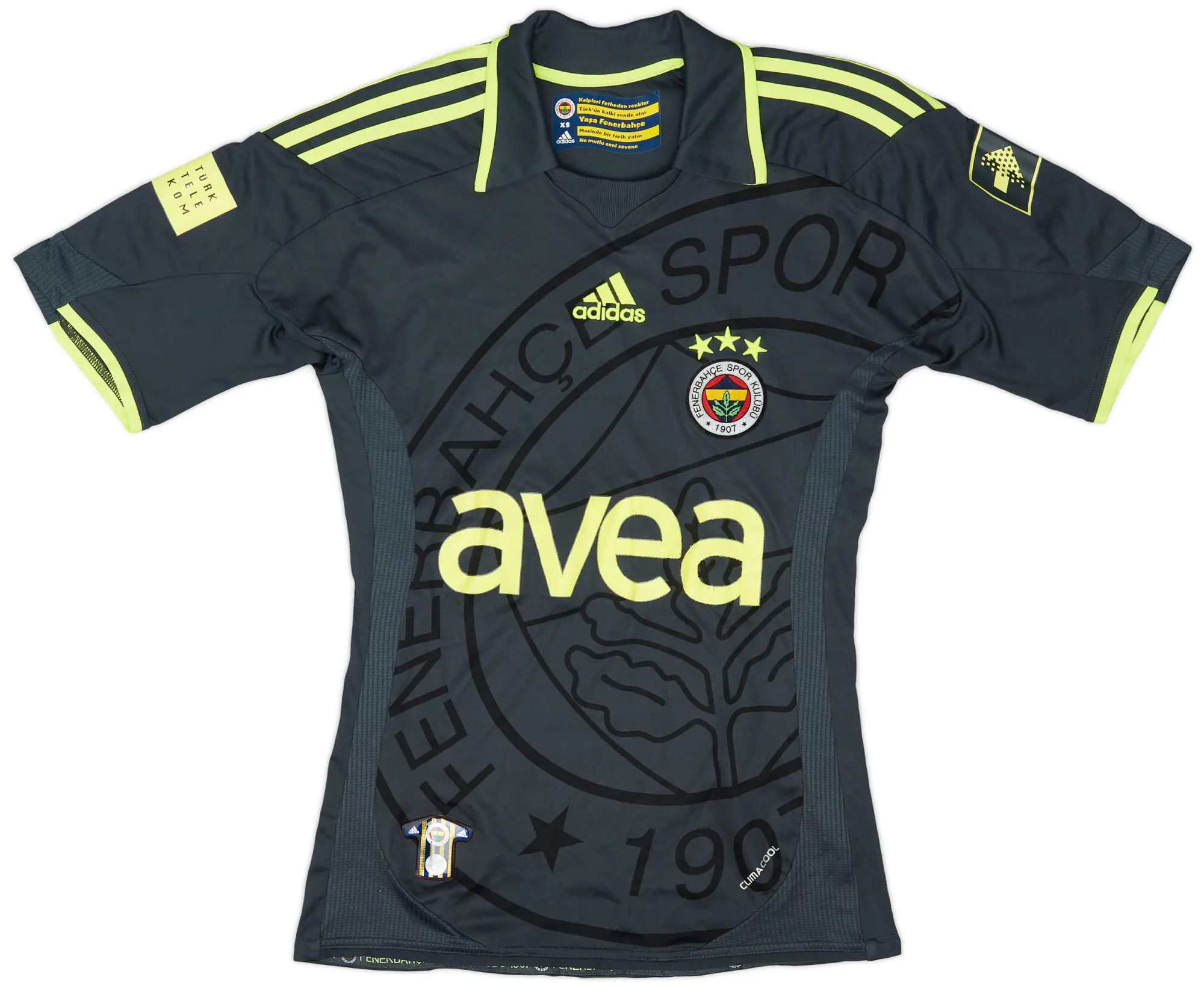 adidas 2009-10 Fenerbahce Third Shirt - 7/10 - (XS)