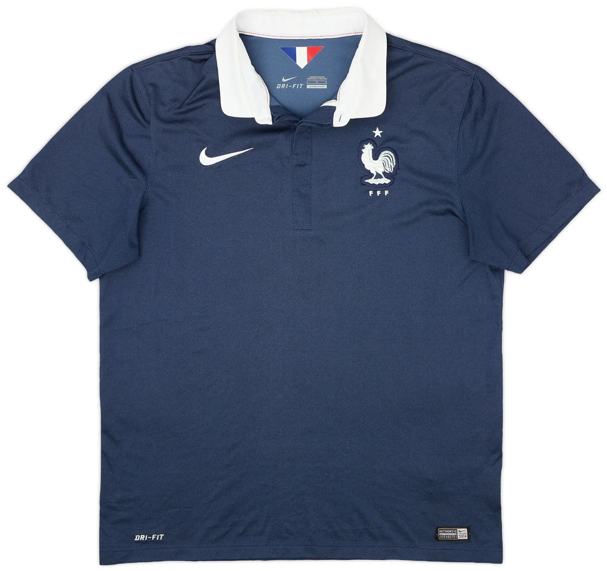 Nike 2014-15 France Home Shirt - 8/10 - (L)