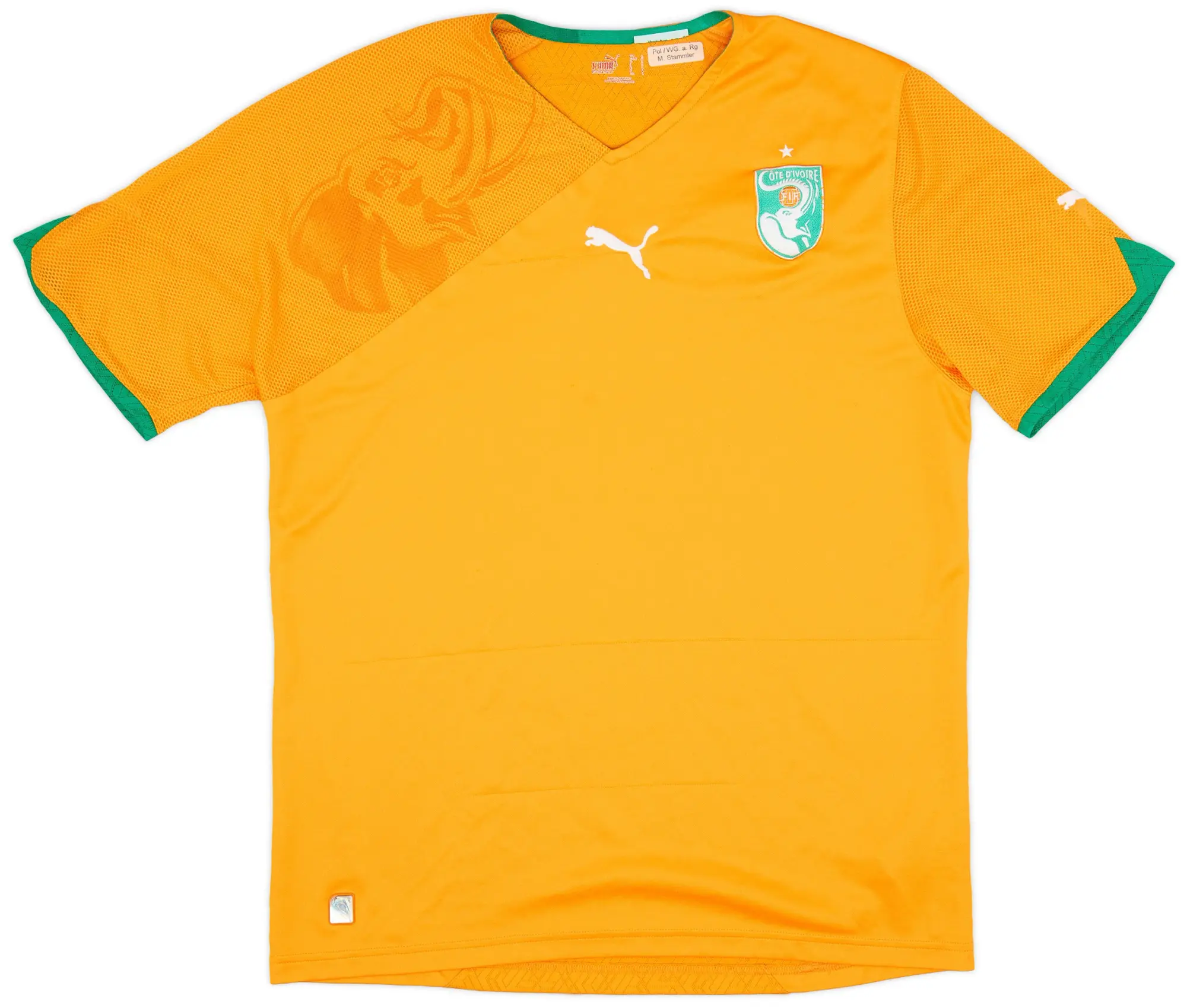 Puma 2010-11 Ivory Coast Home Shirt - 6/10 - (L)