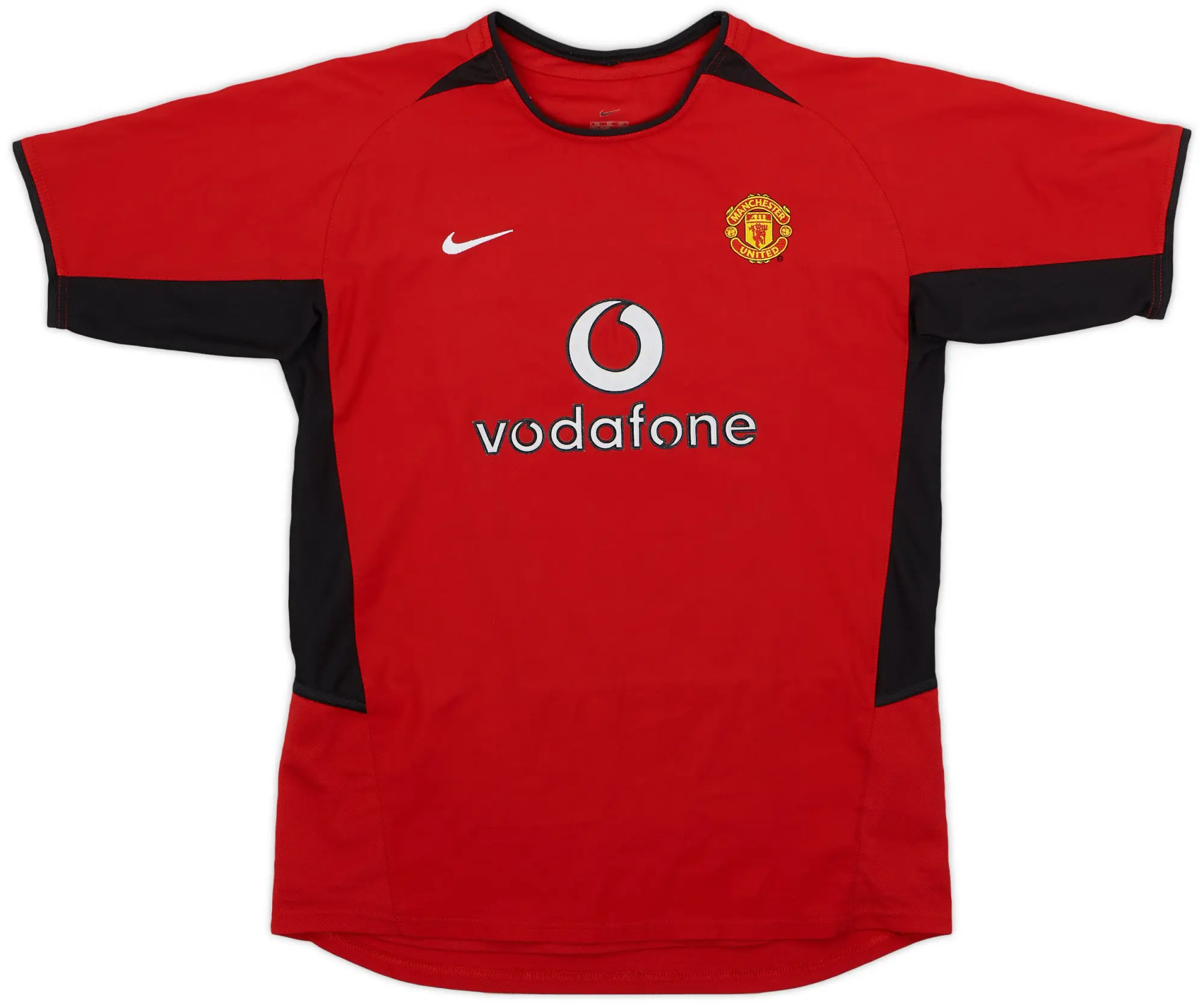 Nike 2002-04 Manchester United Home Shirt - 8/10 - (XL.Boys)