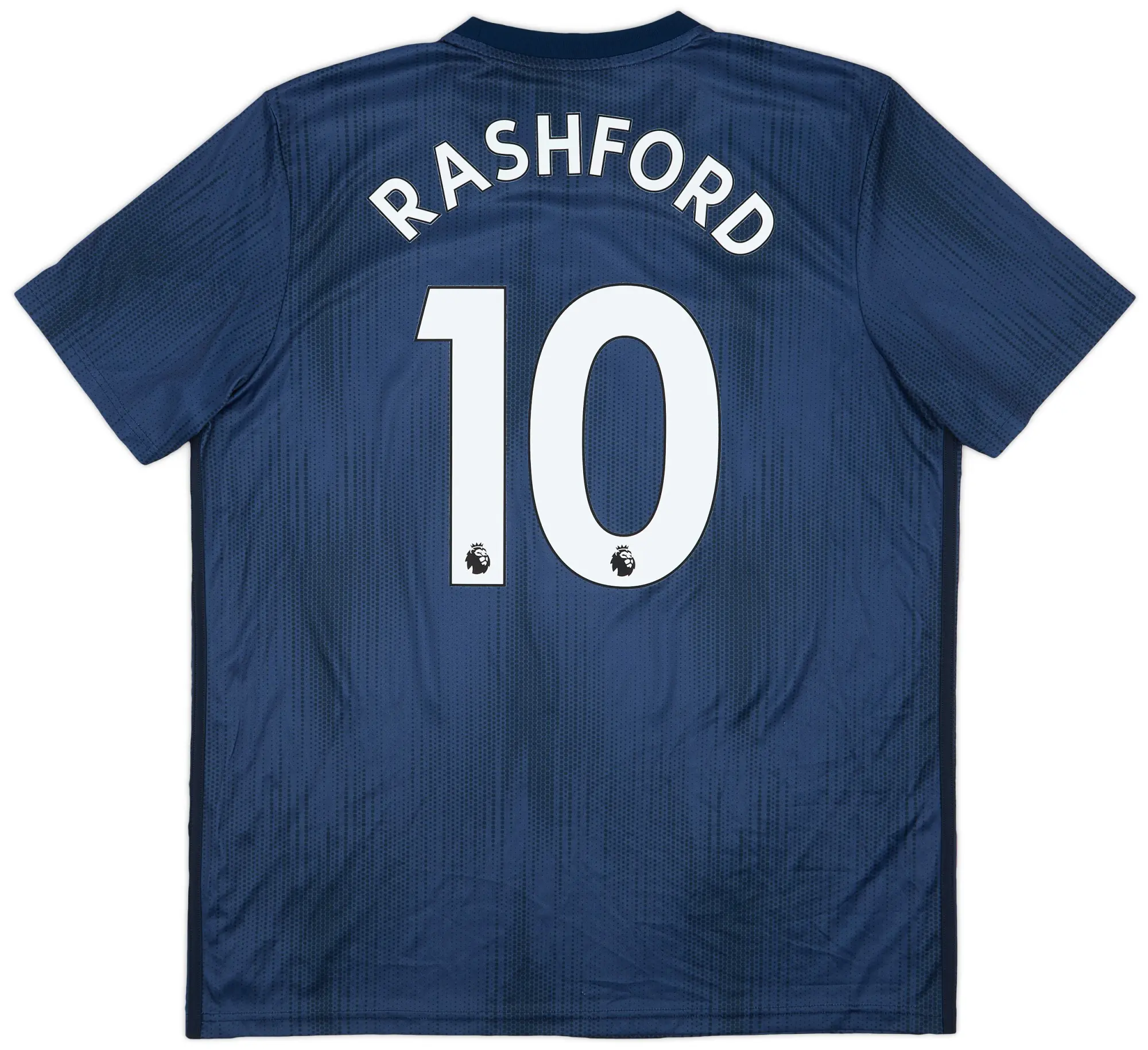 adidas 2018-19 Manchester United Third Shirt Rashford #10 - 7/10 - (XL)