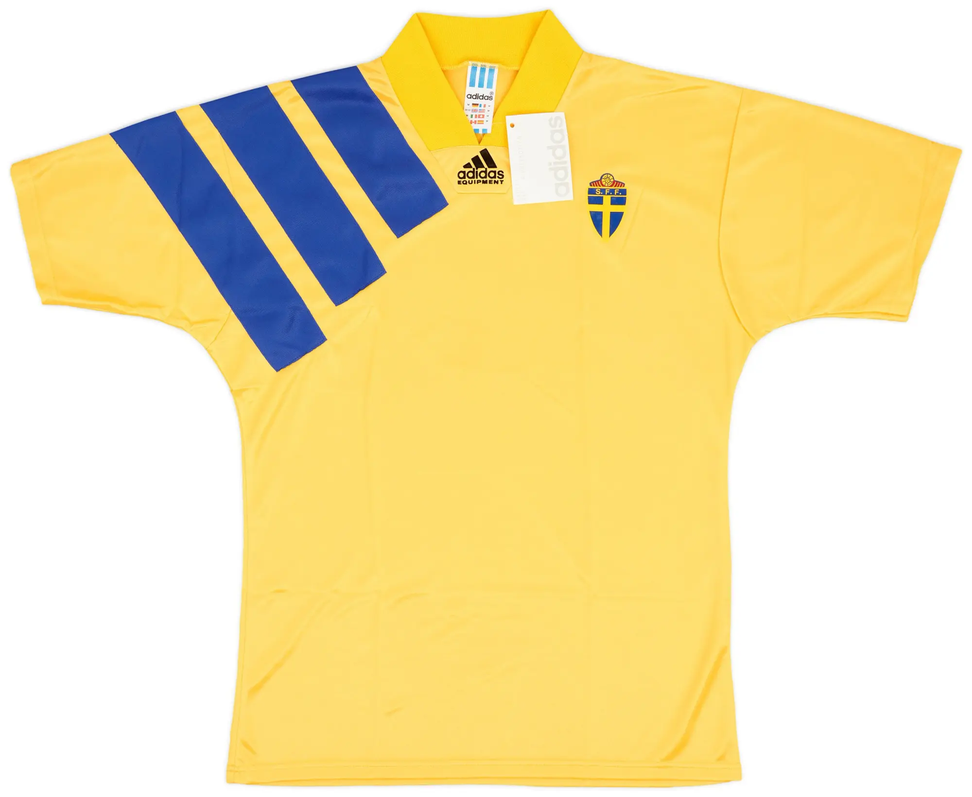 adidas 1992-94 Sweden Home Shirt (M)