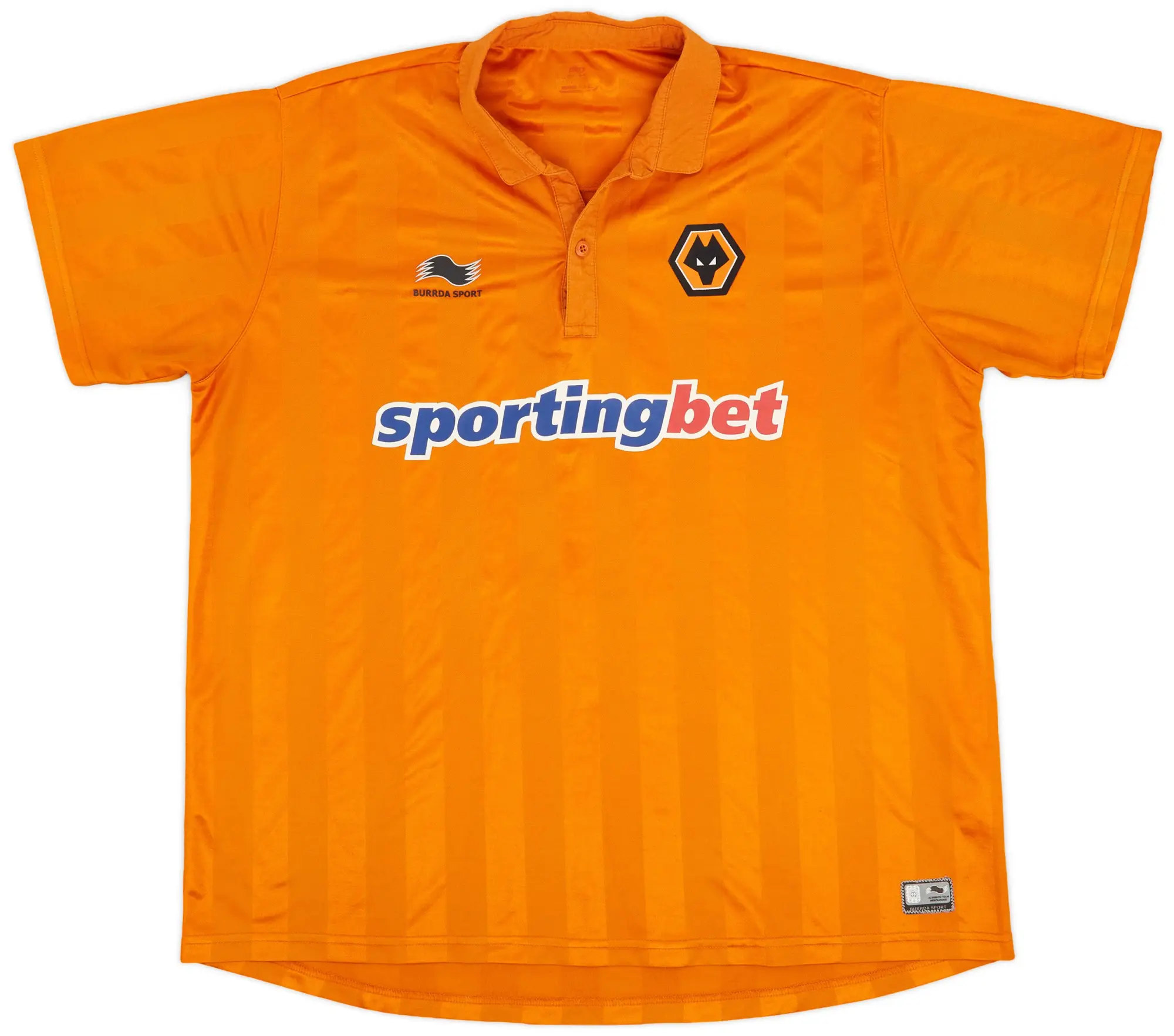 Burrda 2012-13 Wolves Home Shirt - 8/10 - (XL)