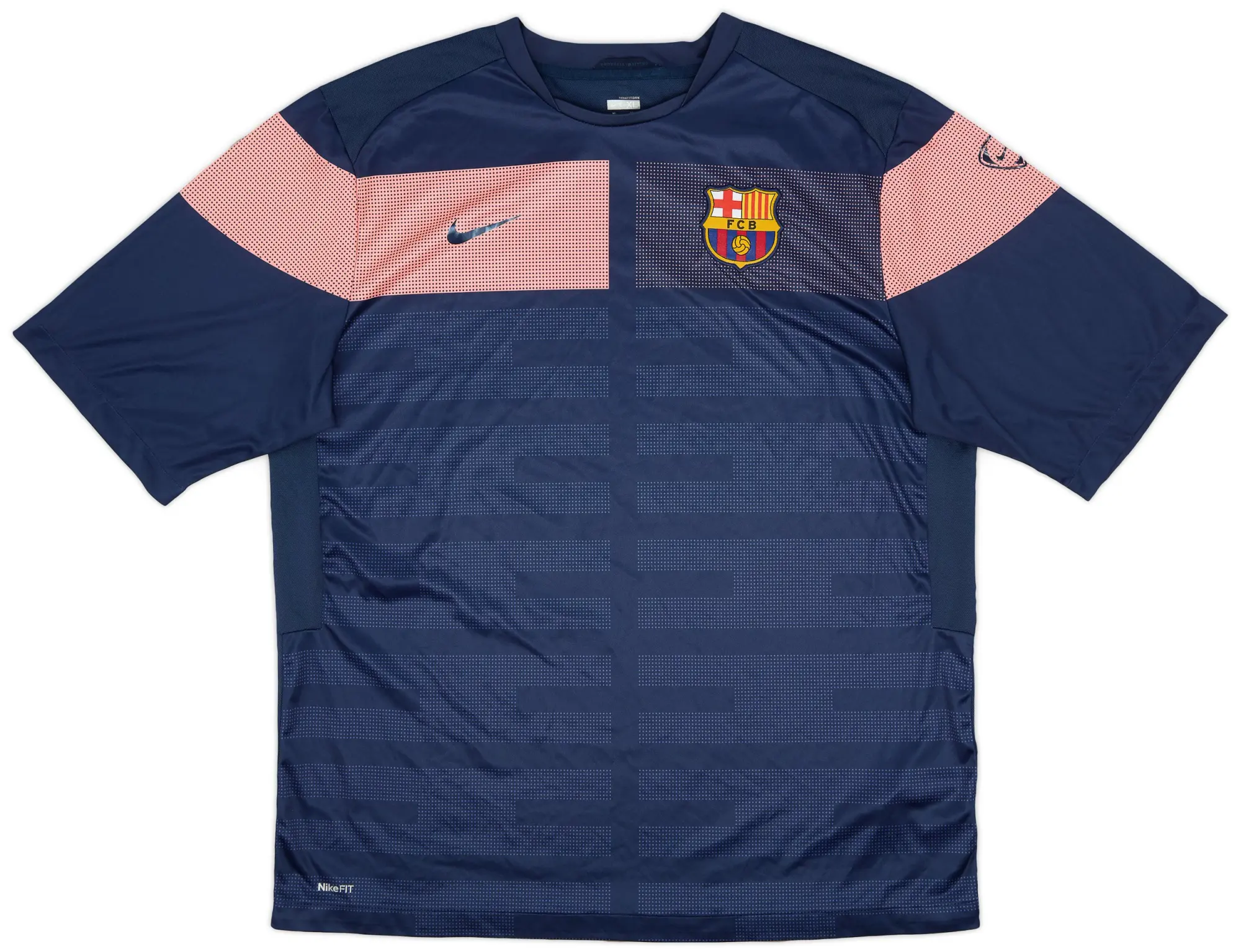 2009-10 Barcelona Nike Training Shirt - 9/10 - (XL)