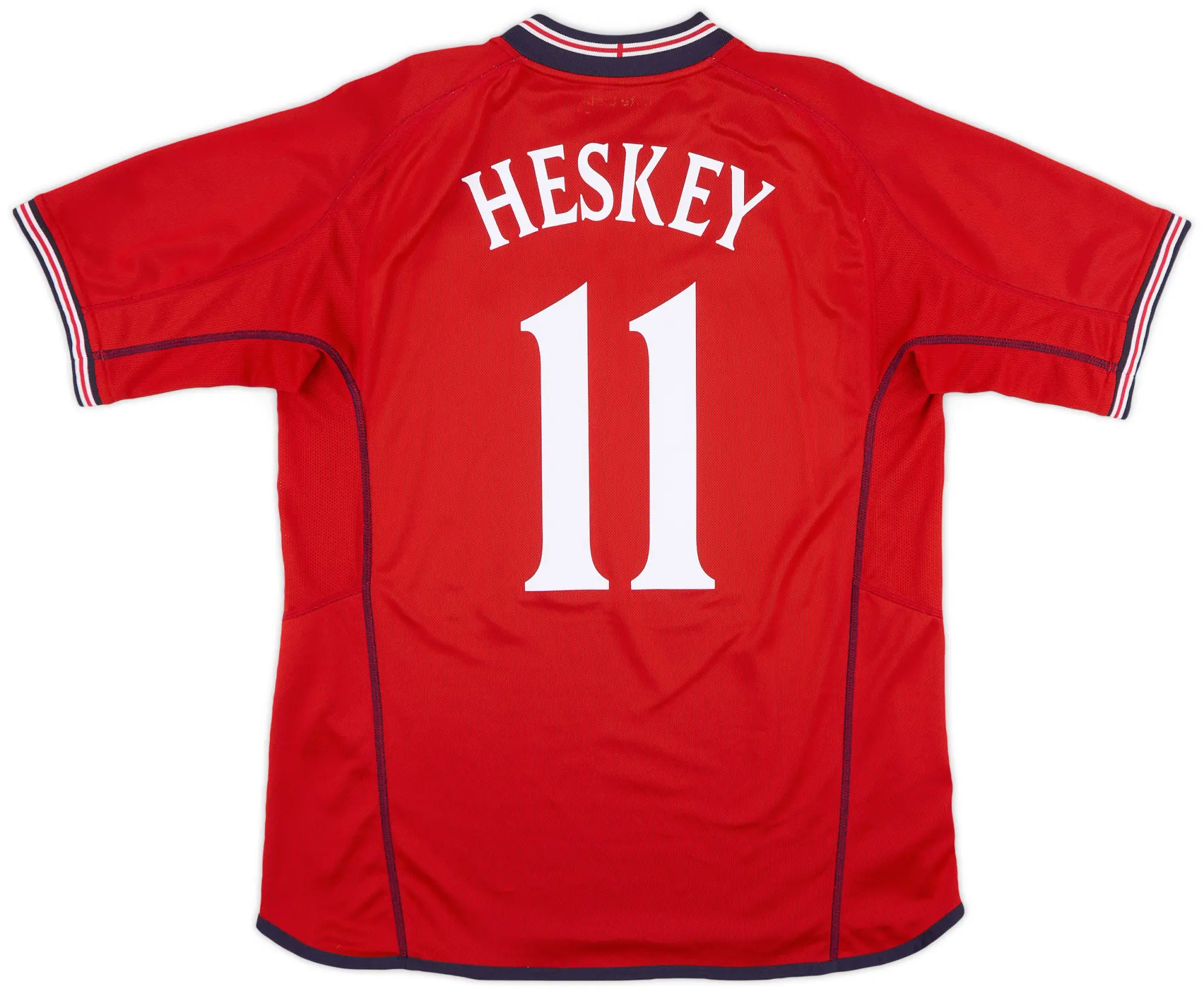 Umbro 2002-04 England Away Shirt Heskey #11 - 7/10 - (L)