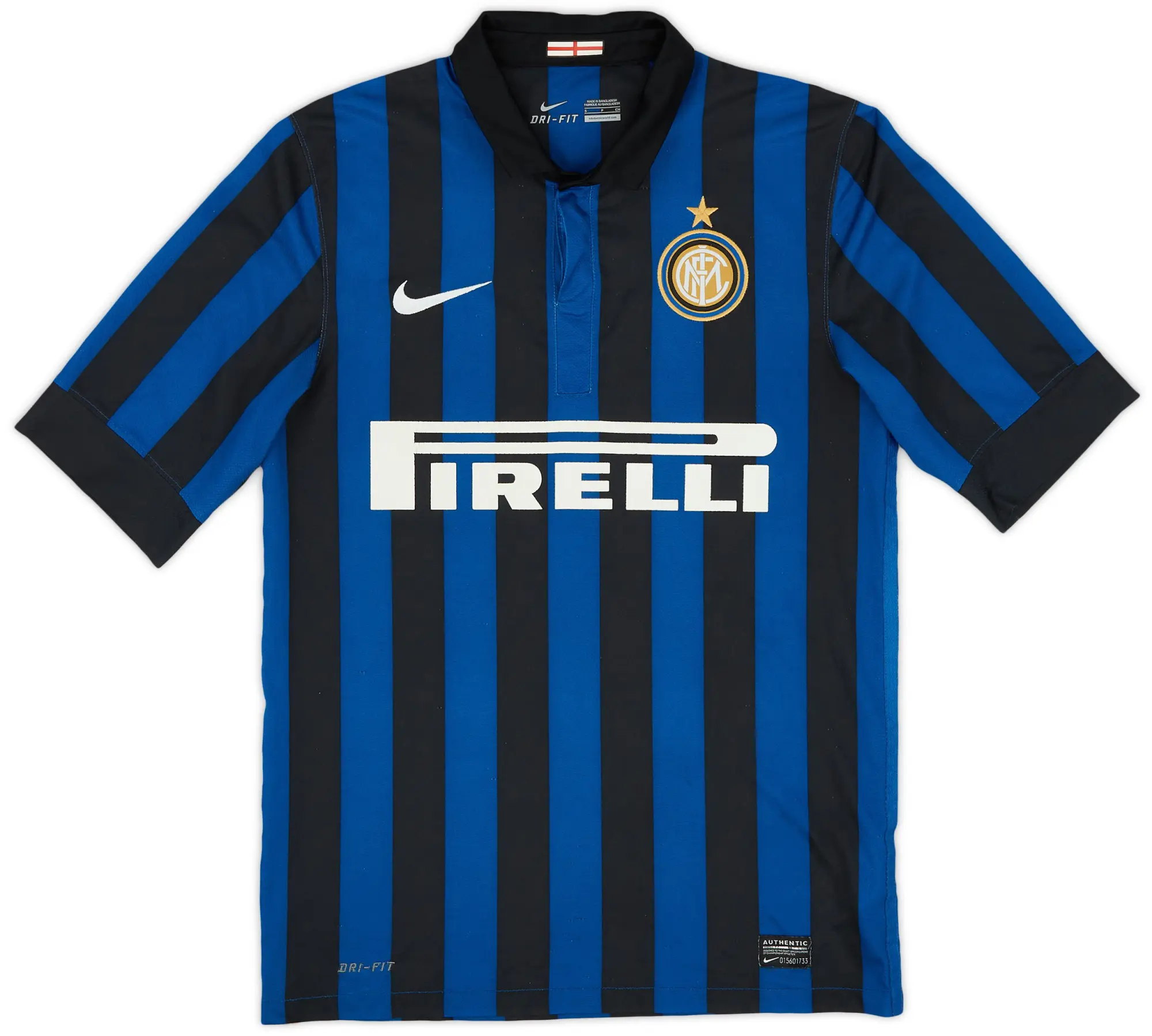 Nike 2011-12 Inter Milan Home Shirt - 8/10 - (S)