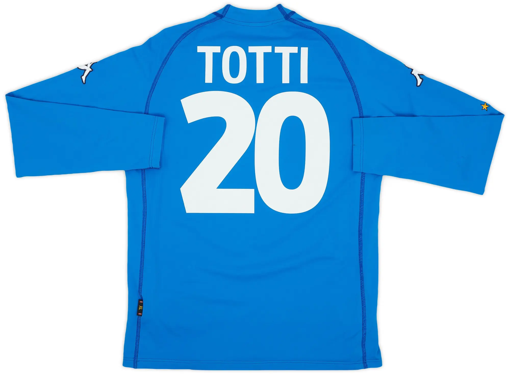 Kappa 2000-01 Italy Home L/S Shirt Totti #20 (XL)