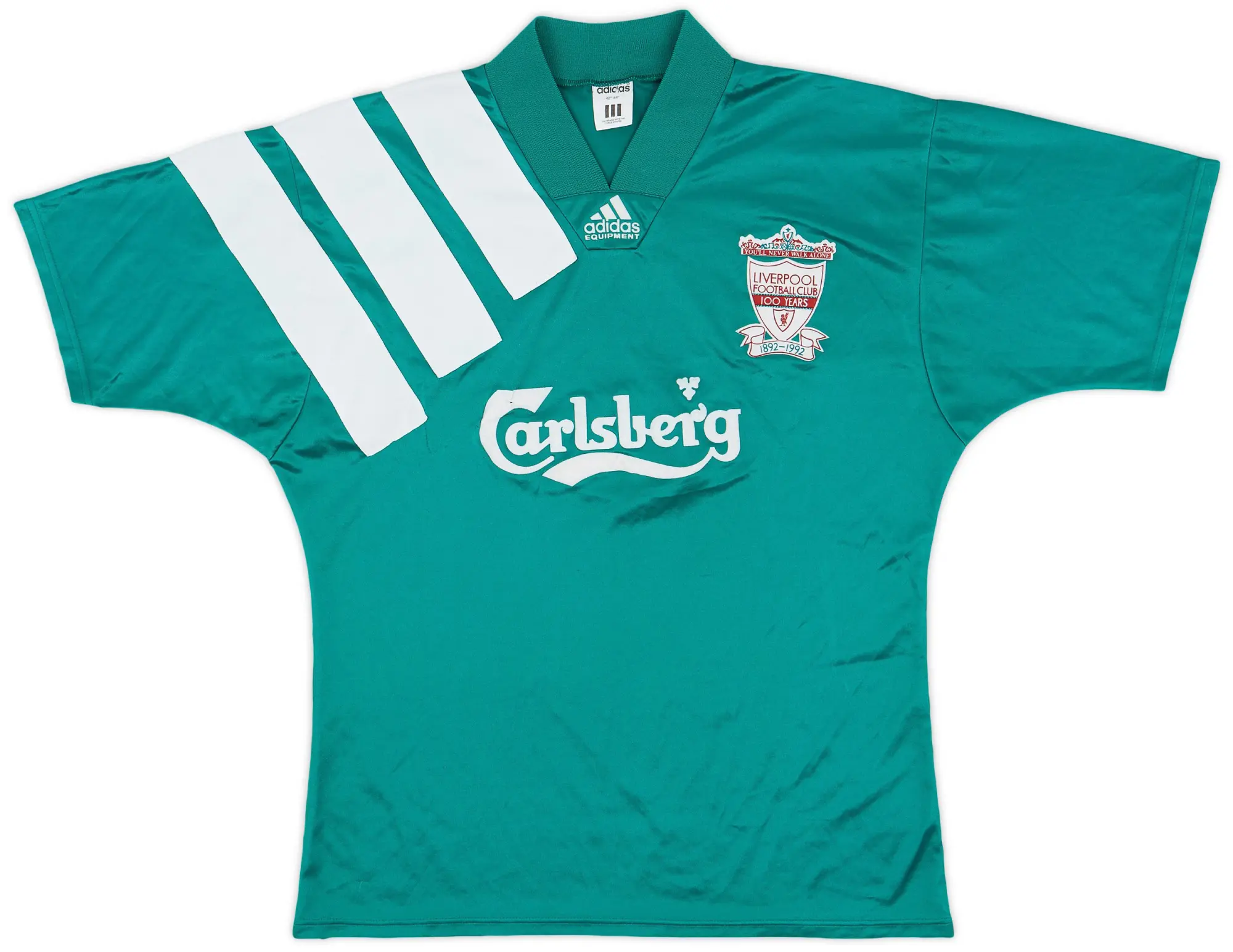 adidas 1992-93 Liverpool Centenary Away Shirt - 5/10 - (L)