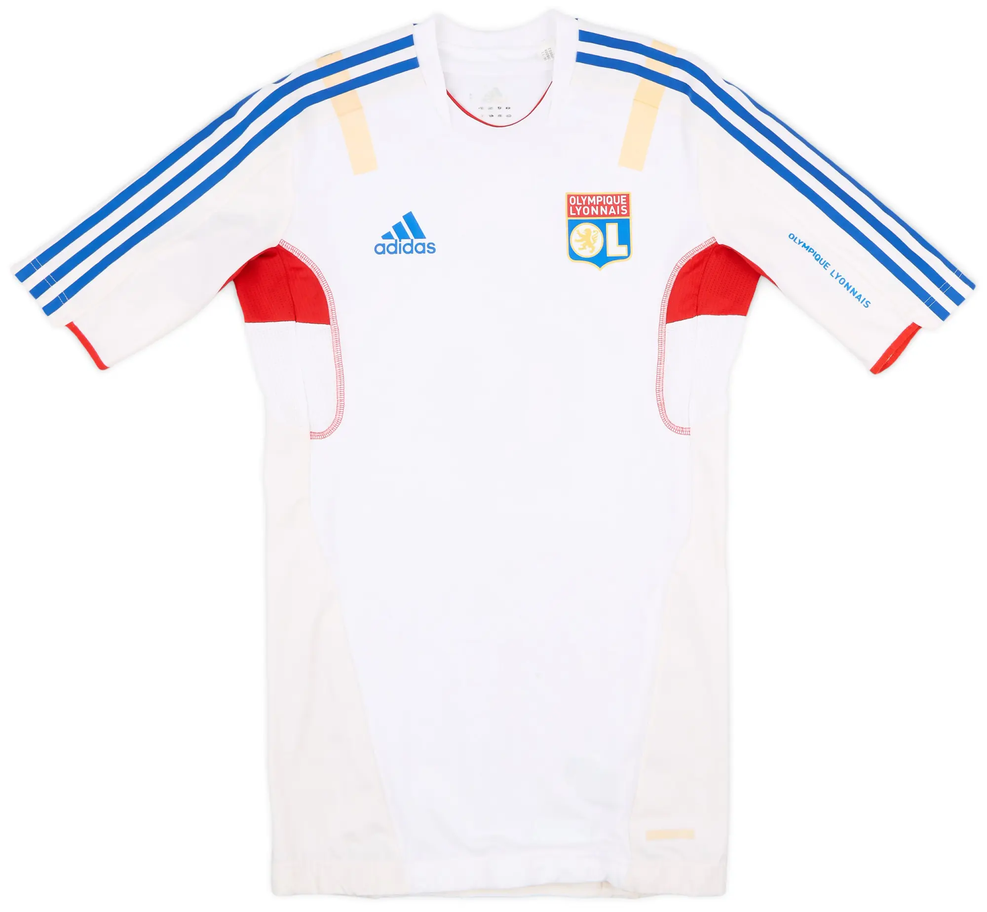 adidas 2011-12 Lyon Player Issue Techfit Training Shirt - 8/10 - (S)