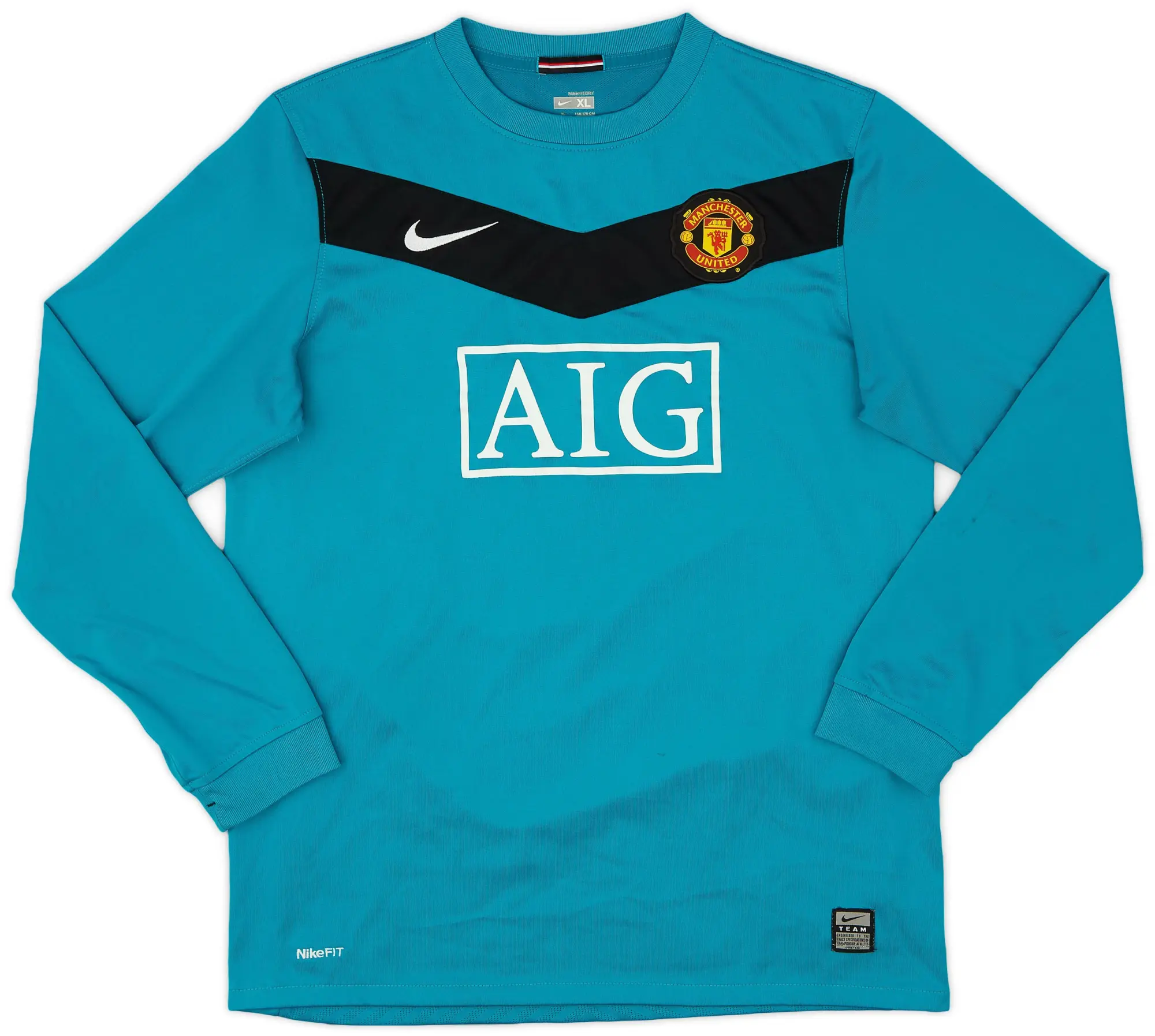 Nike 2009-10 Manchester United GK Shirt - 9/10 - (XL.Boys)