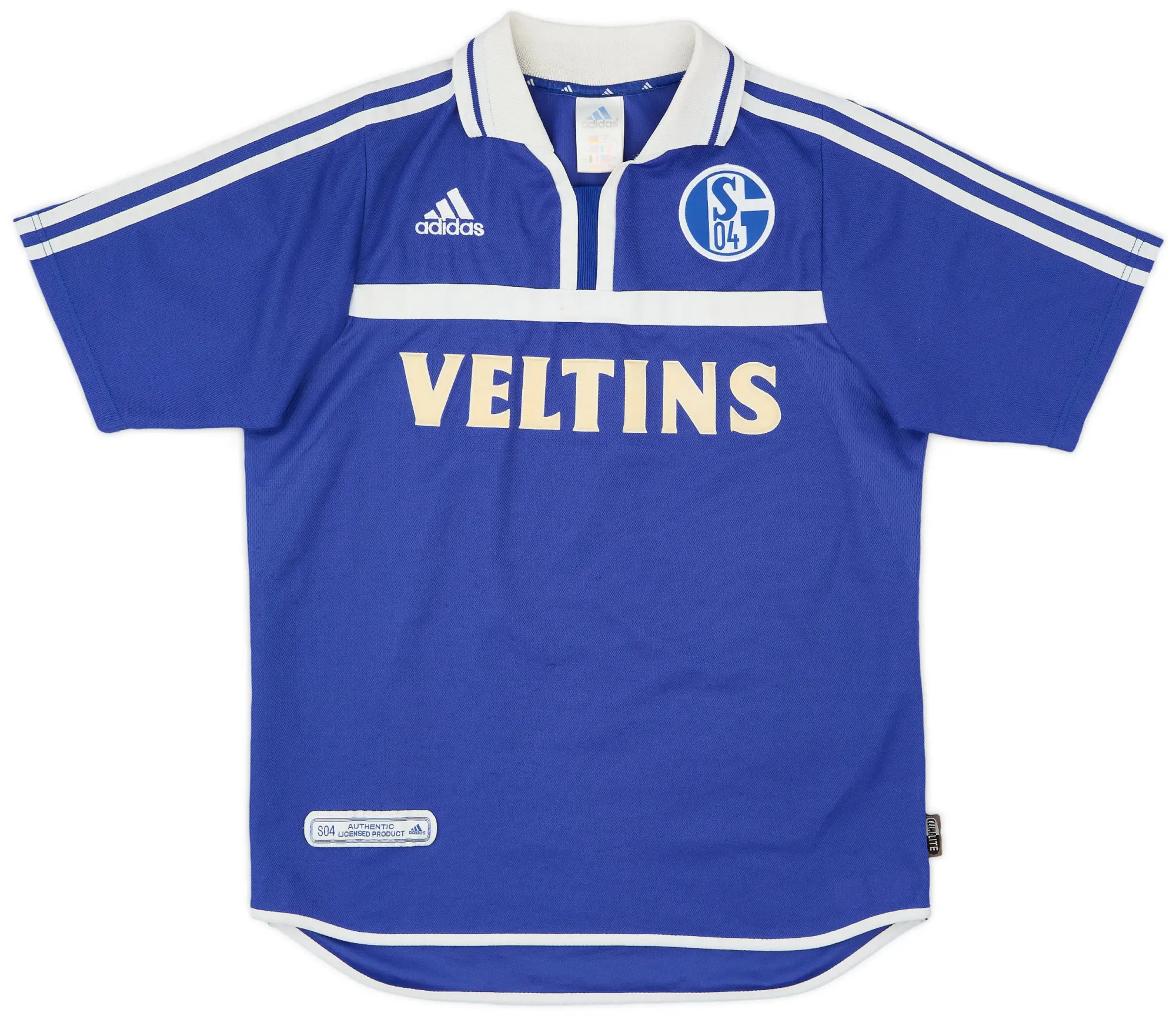 adidas 2000-01 Schalke Home Shirt - 5/10 - (XL.Boys)