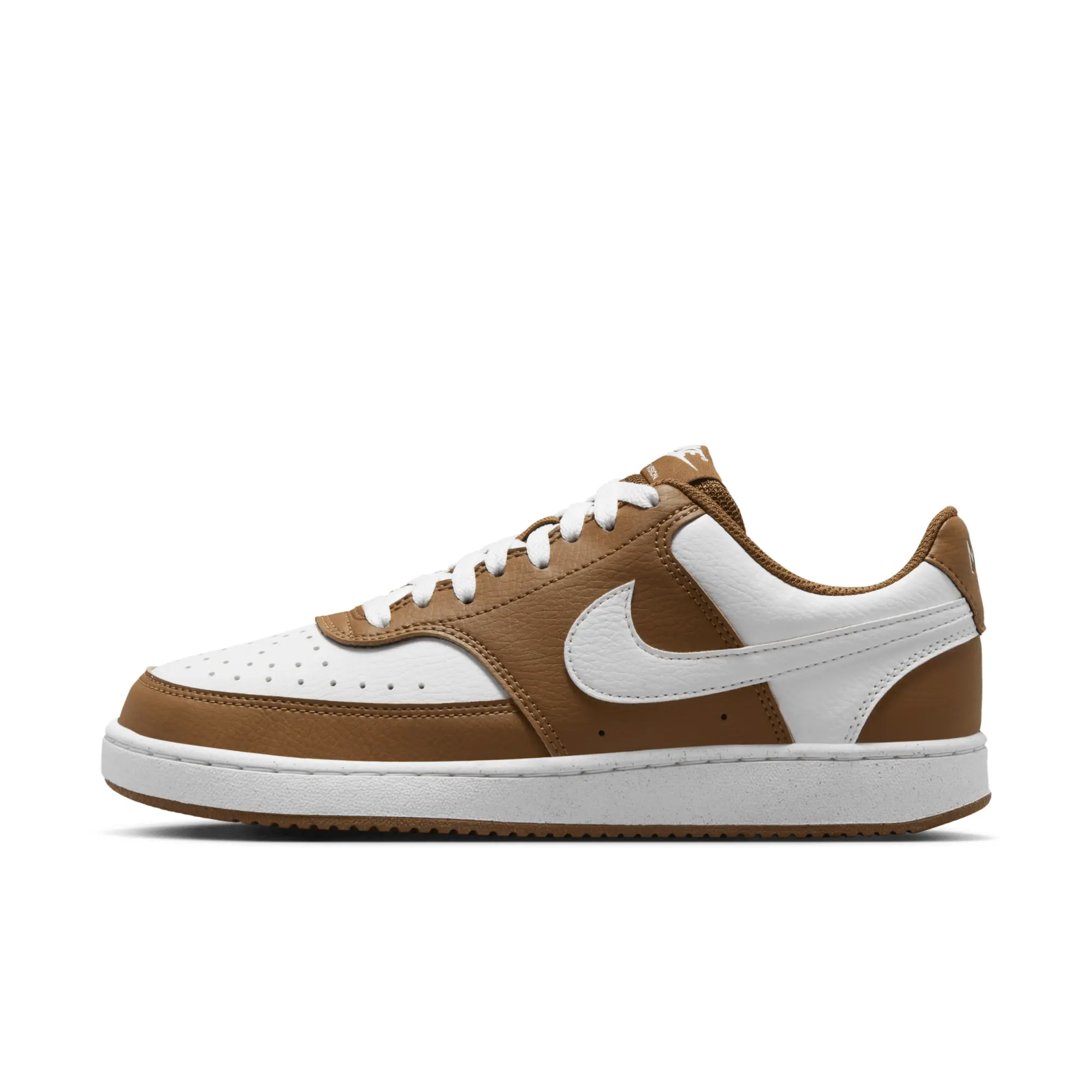 Nike Sneaker Court Vision Low Next Nature - ['White', 'Brown']