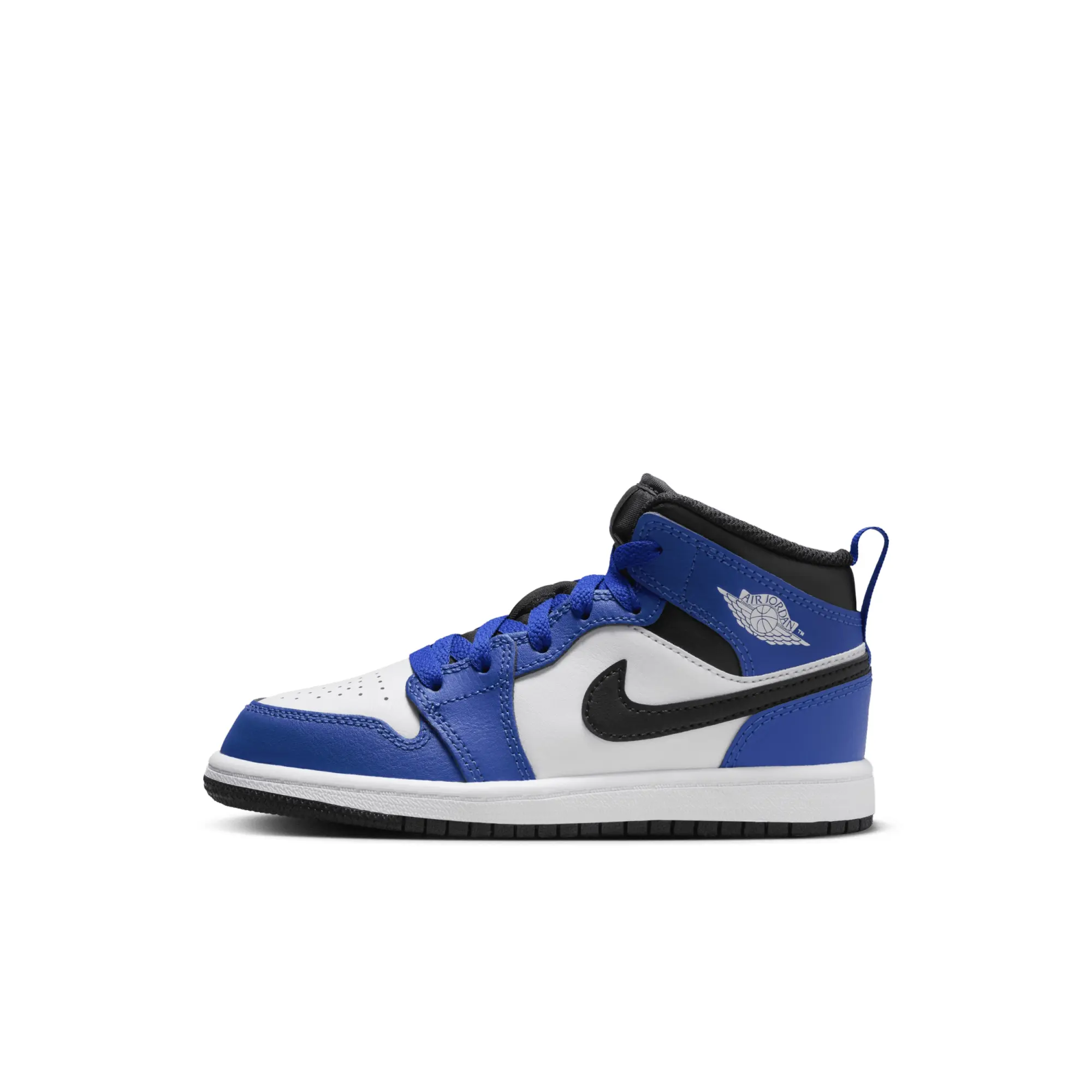 Nike Jordan 1 Mid Younger Kids' Shoes - Blue