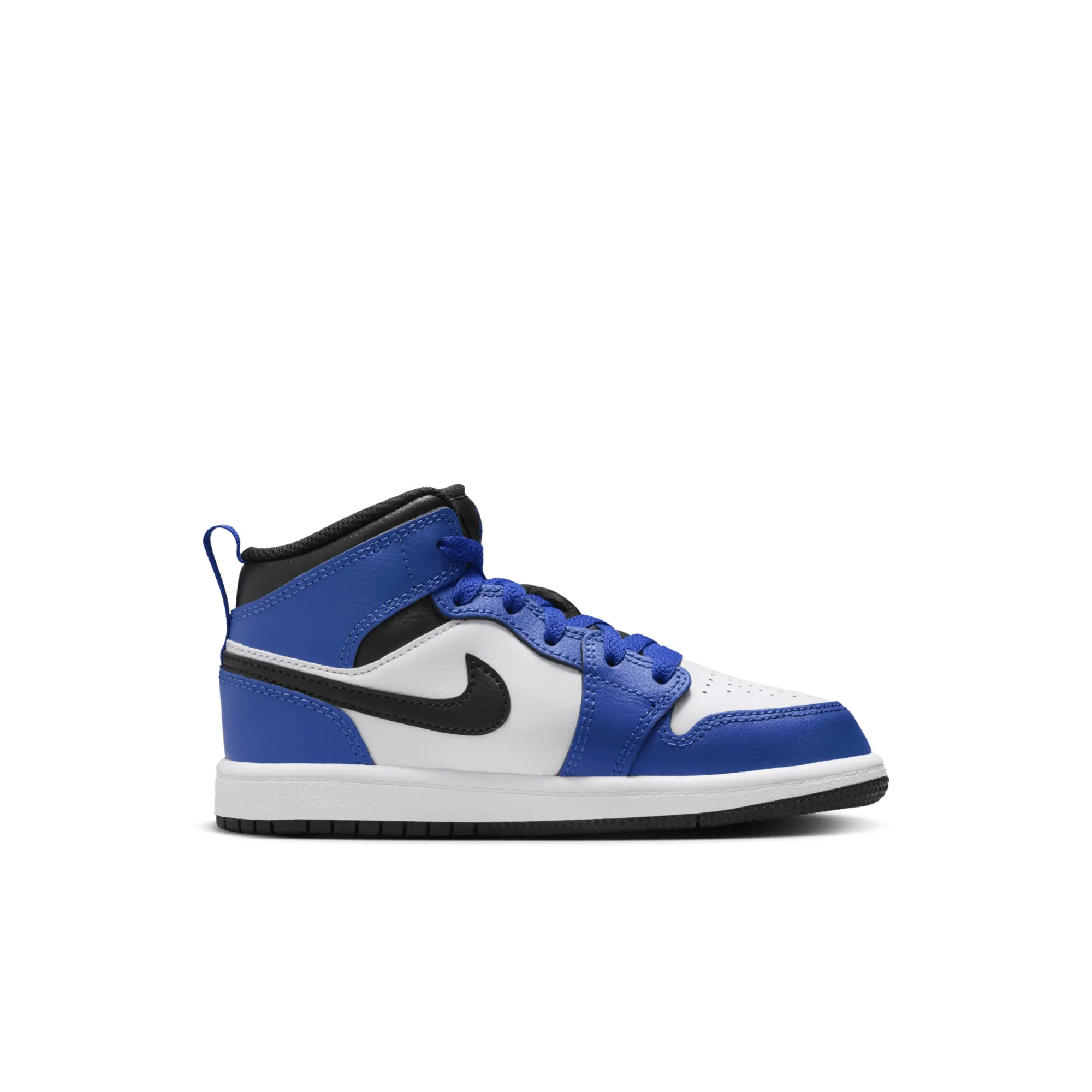 Nike Jordan 1 Mid Younger Kids' Shoes - Blue
