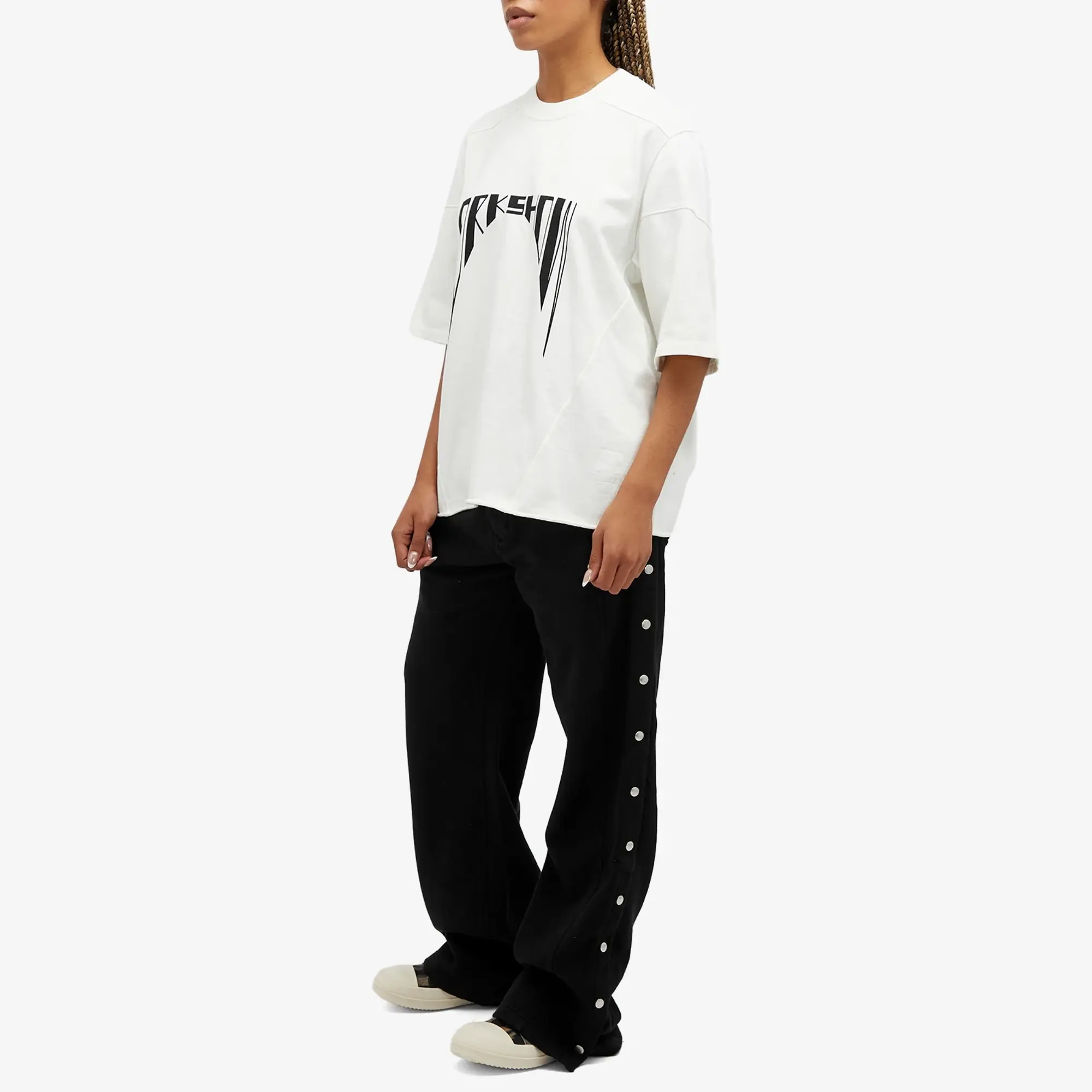 Rick Owens DRKSHDW Women's Straight Leg Trousers Black