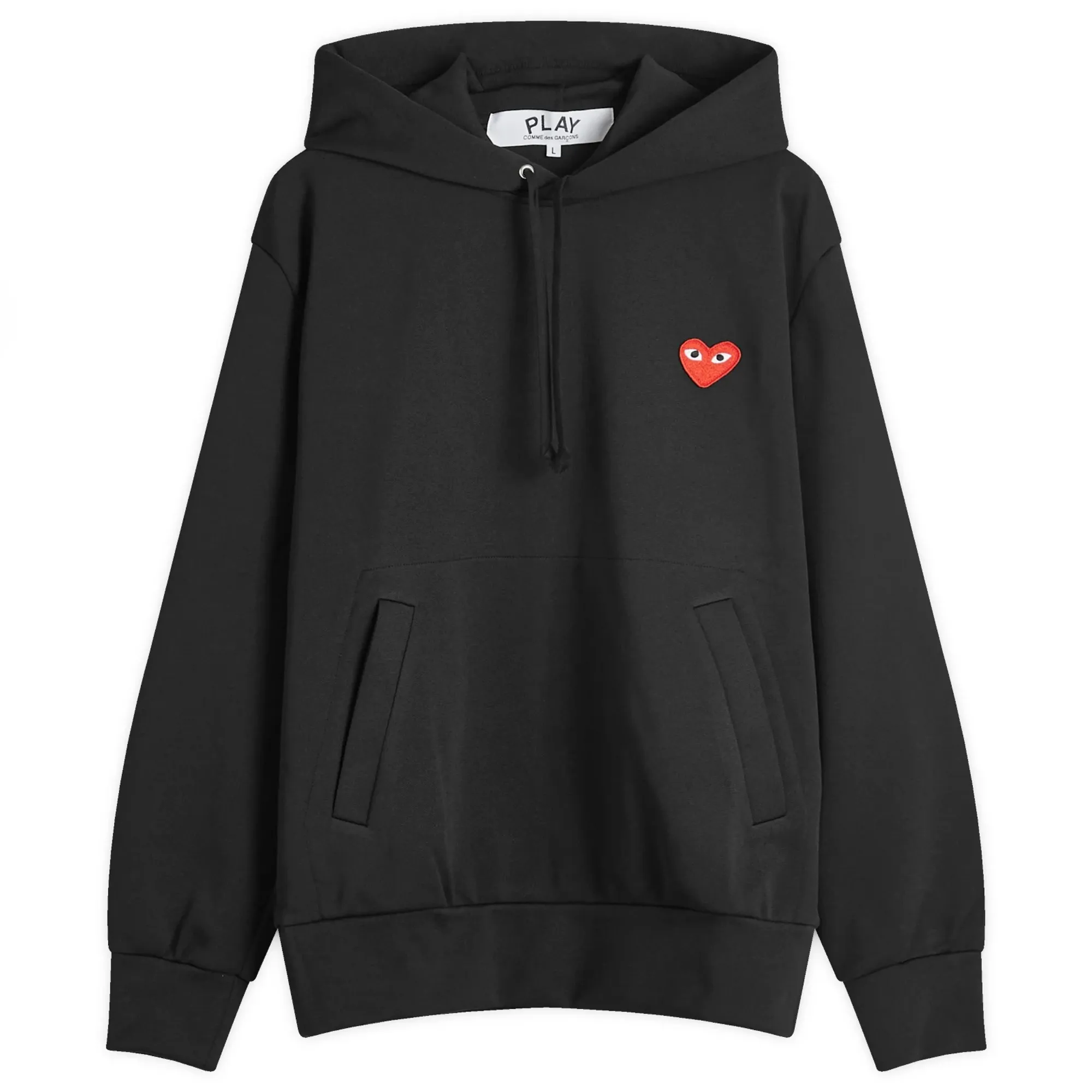 Comme des Garçons Play Men's Pullover Hoodie Black