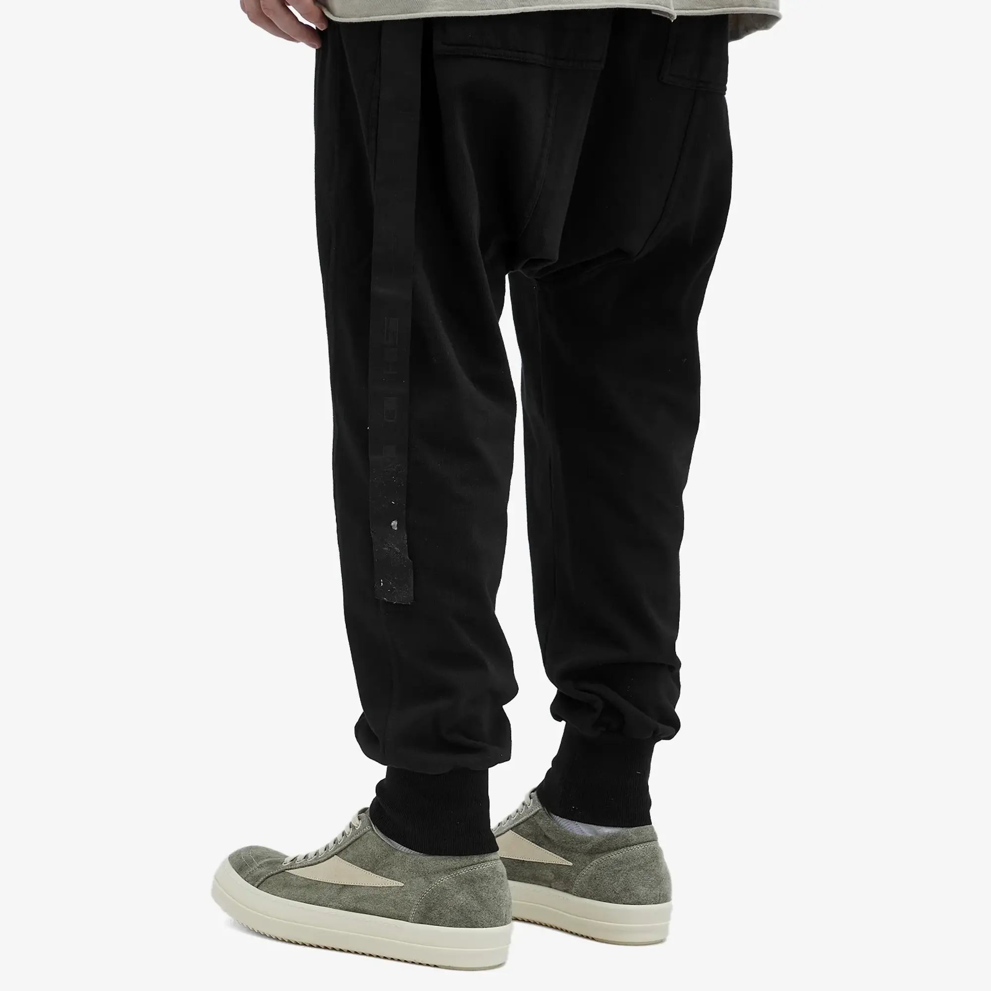 Rick Owens DRKSHDW Men's Prisoner Lightweight Drawstring Pants Black