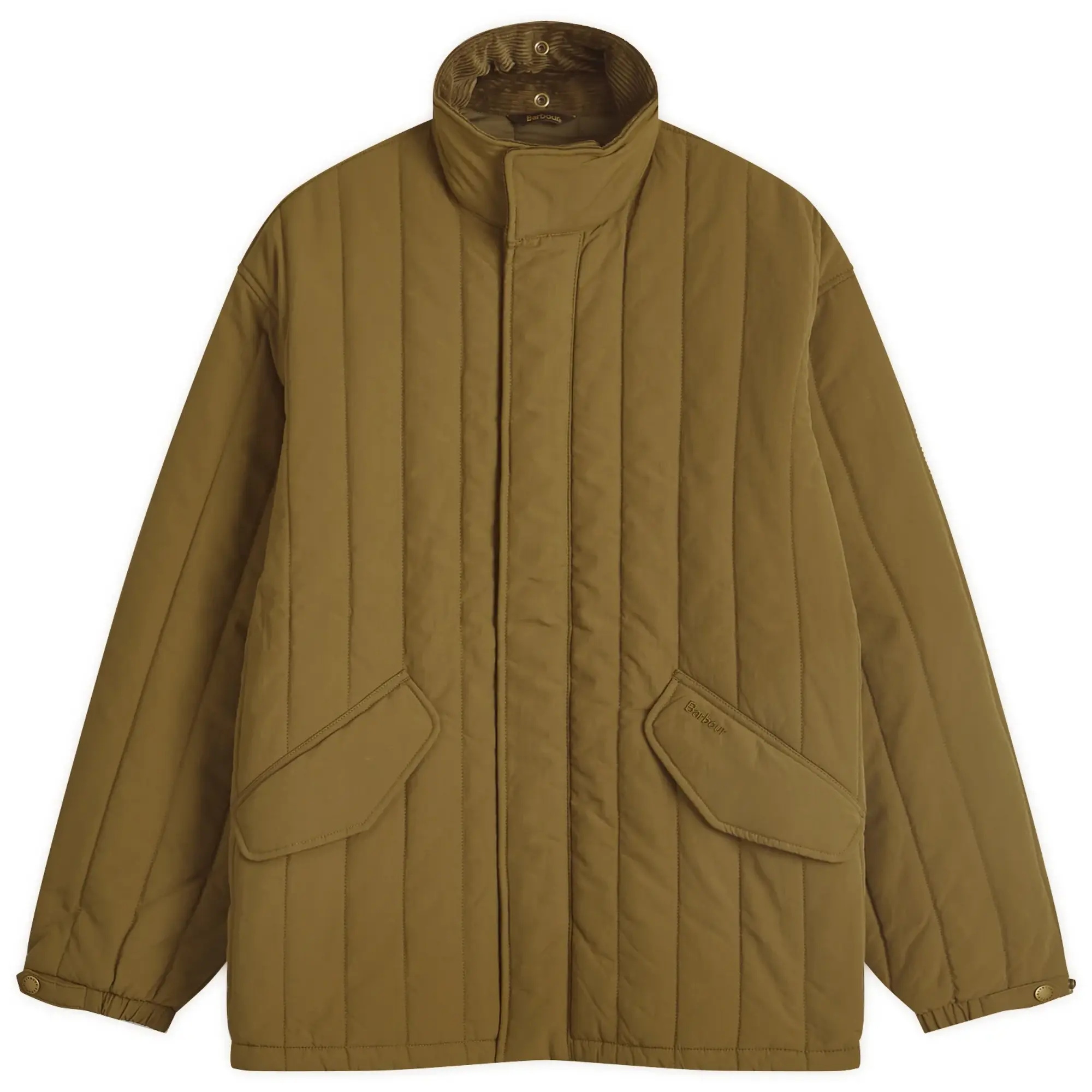 Barbour Men's Heritage + Field Vertical Quilted Jacket Light Sage