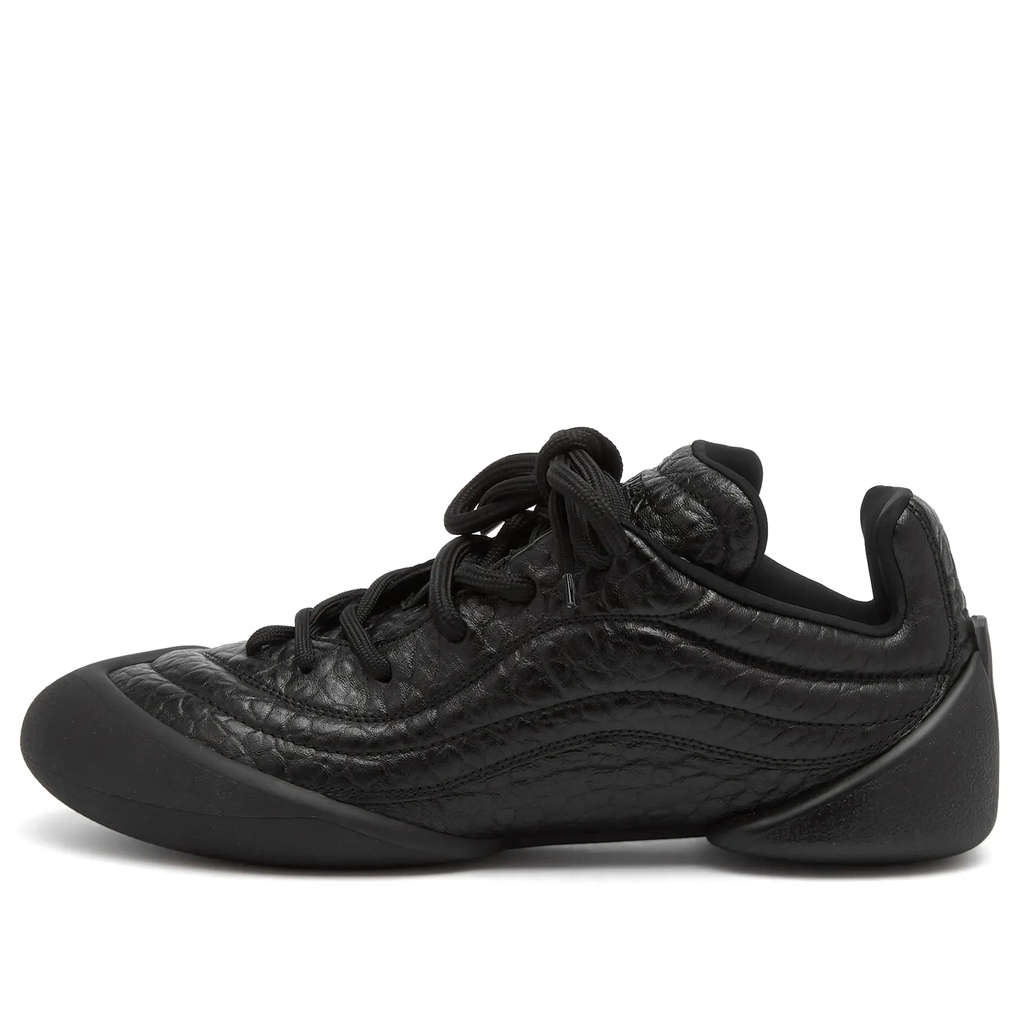 Alexander McQueen Men's Dumbo Grain Leather Sneaker Black