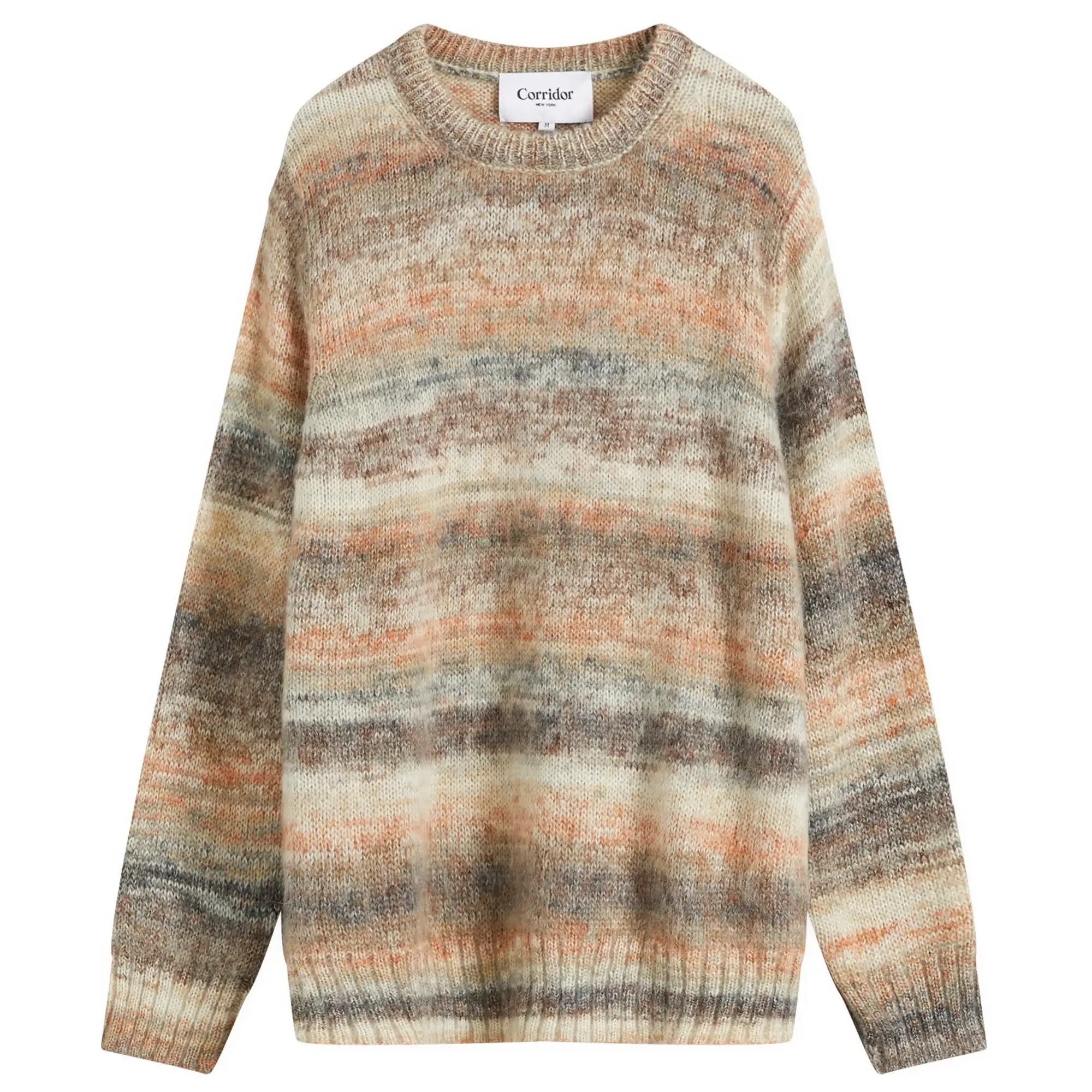 Corridor Men's Space Dye Mohair Jumper Natural